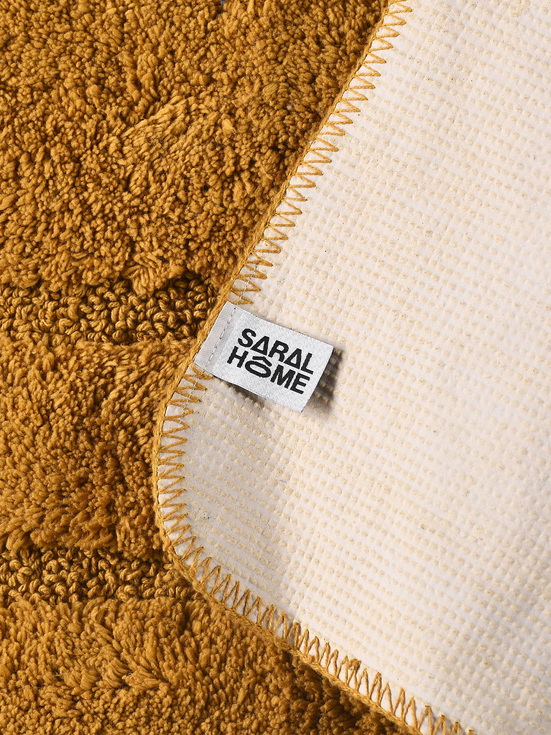 Cotton Anti-Slip Bathmat Set | Contour Design, (45x60 cm & 45x50 cm) - Image 19