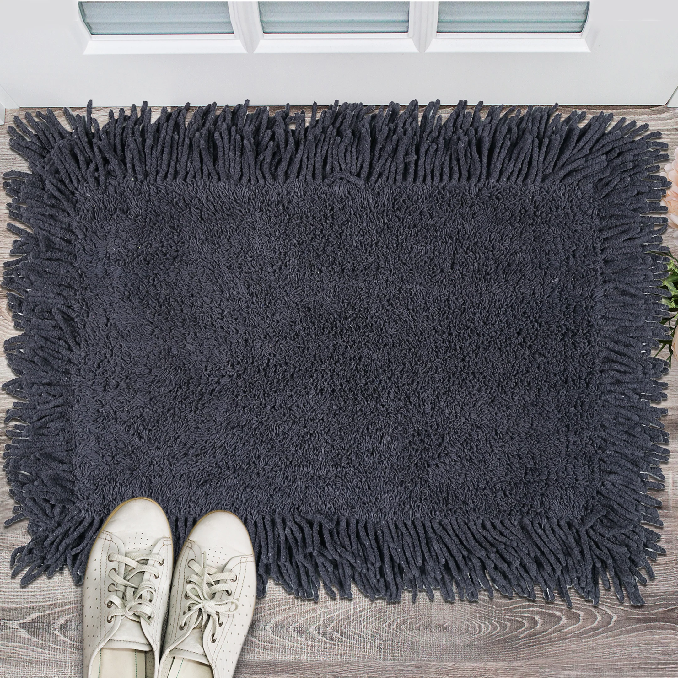 Combo Cotton Bathroom Mat Set – 2 pcs 40x60 cm | Quick Dry & Machine Washable - Image 17