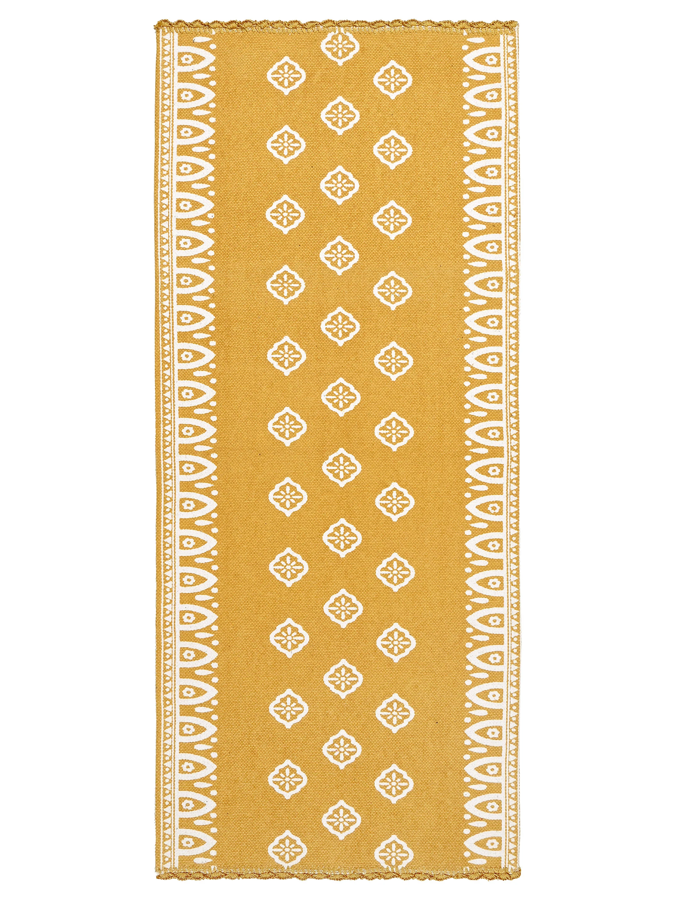 Cotton Dining Table Placemat Set | 4 Mats (33x45 cm) + 1 Runner (45x120 cm) | Set of 5 - Image 19