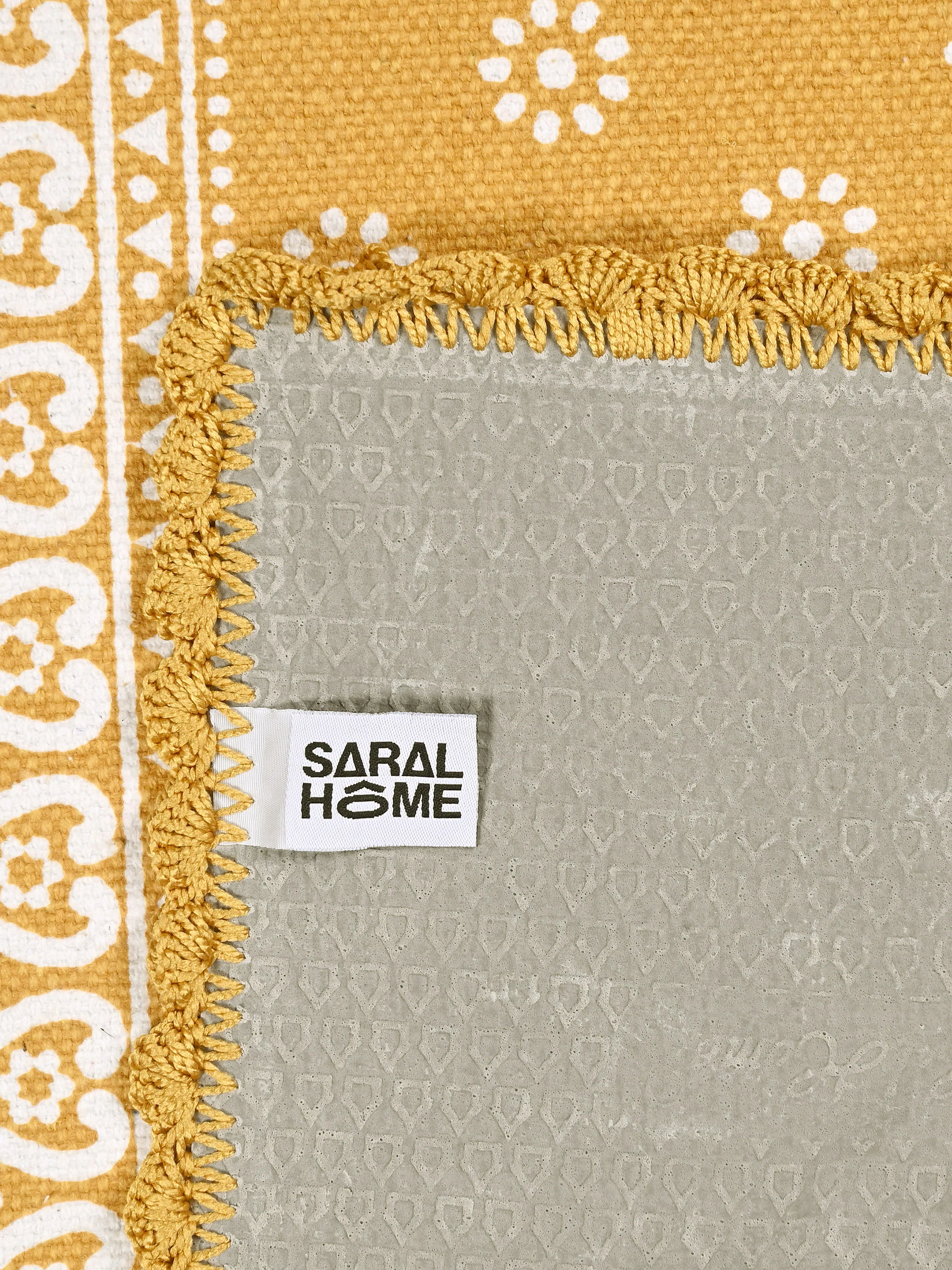 Cotton Dining Table Placemat Set | 4 Mats (33x45 cm) + 1 Runner (45x120 cm) | Set of 5 - Image 23