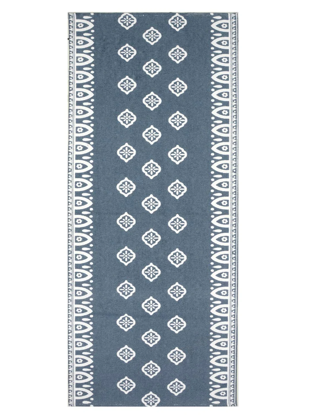 Cotton Dining Table Placemat Set | 4 Mats (33x45 cm) + 1 Runner (45x120 cm) | Set of 5 - Image 9