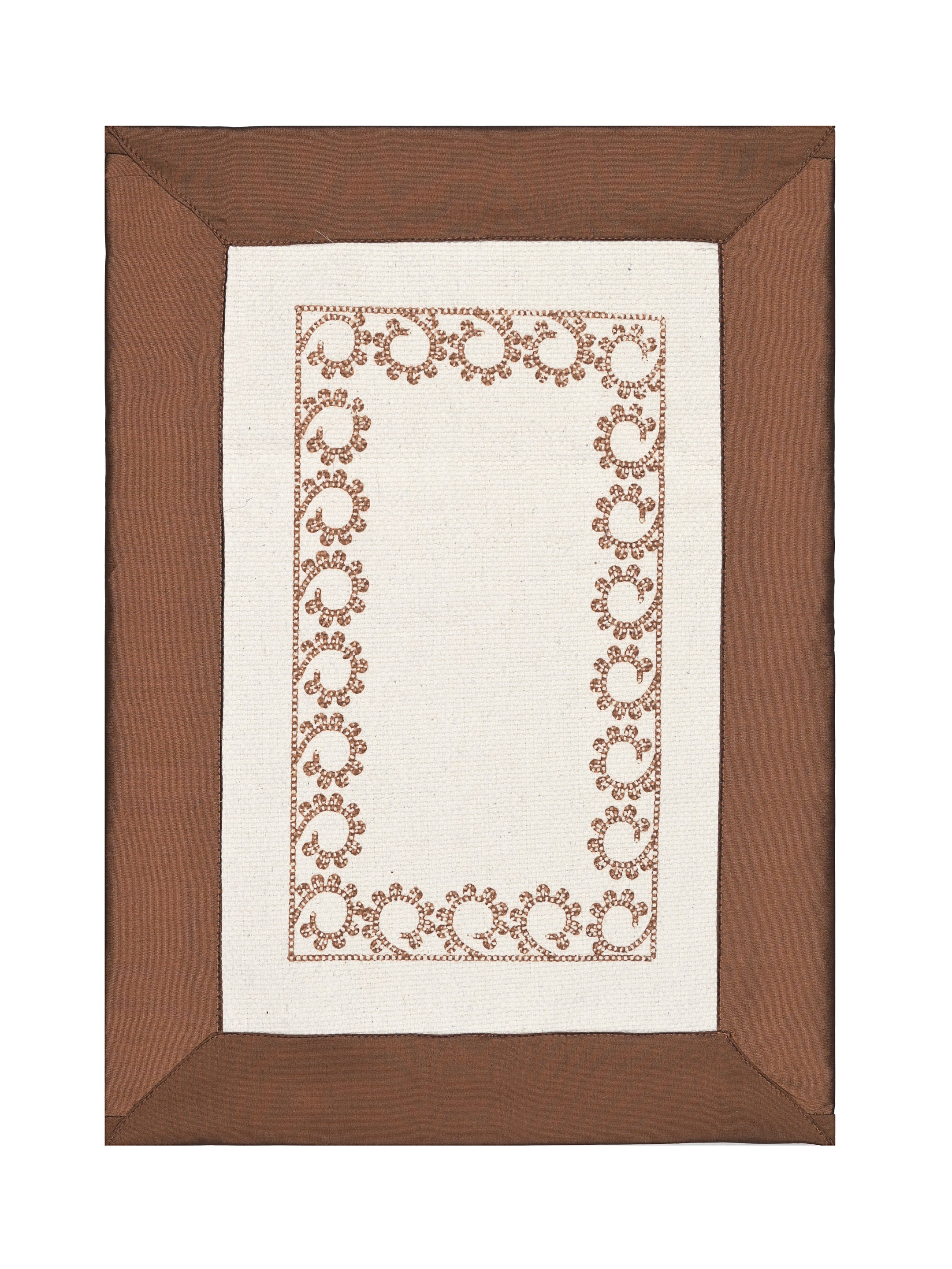 Cotton Velvet Place Mat Set | Set of 6 (34x45 cm) | Elegant Dining Décor | B1G1 Offer - Image 3