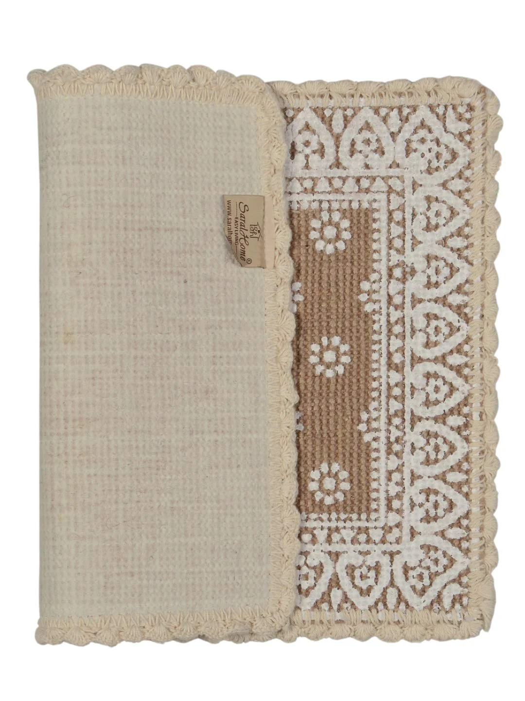 Jute & Cotton Table Mat with Artistic Print | Handcrafted Dining Table Décor - Image 12