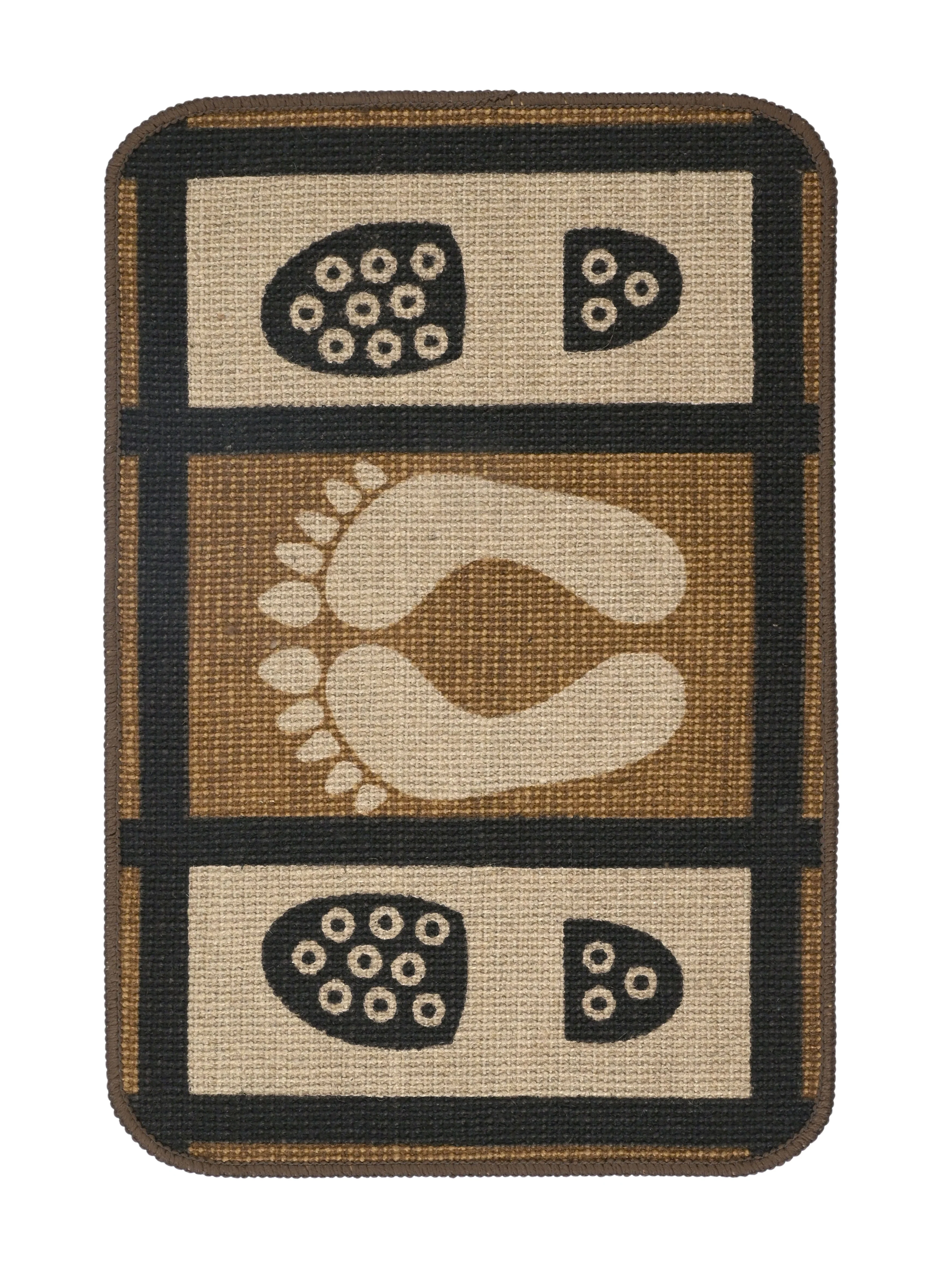 Decorative Jute Printed Anti-Slip Doormat – Set of 3 - Image 27