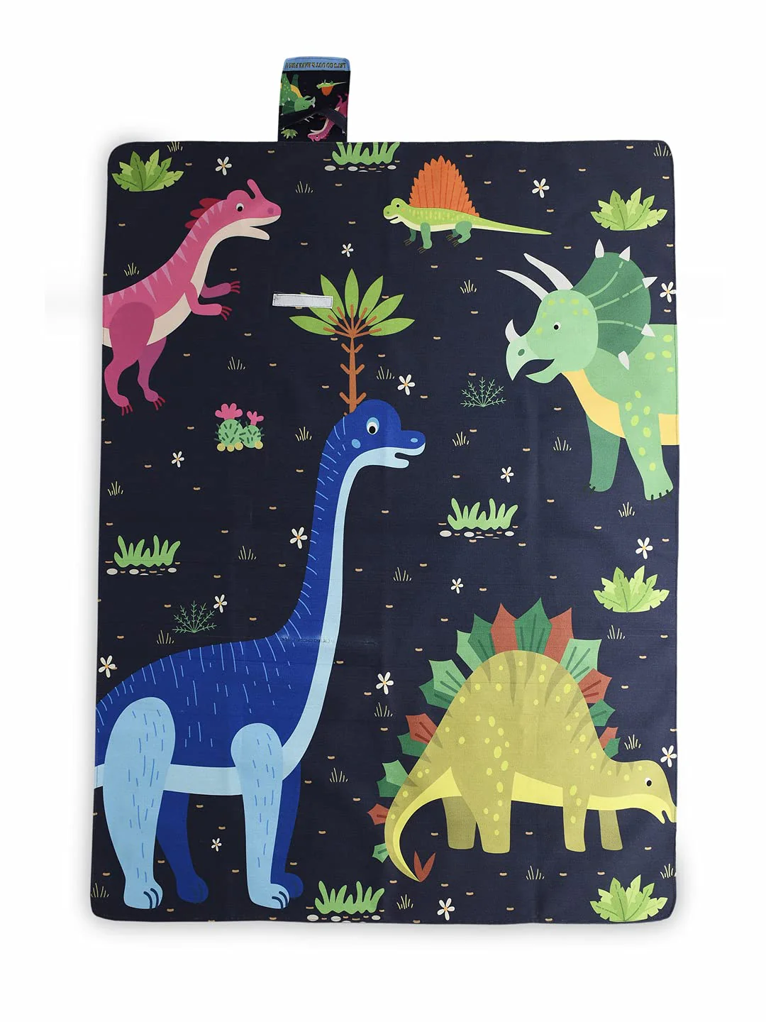 Saral Home Dinosaur Microfiber Picnic Mat – 125x150 cm | Soft Foldable & Easy to Carry - Image 2