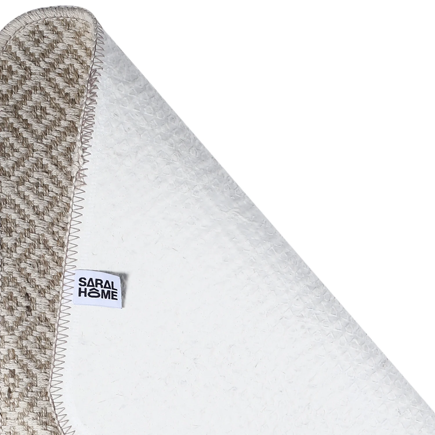 Mini Diamond Jute & Cotton Runner | Handwoven Texture & Anti-Slip Base - Image 21