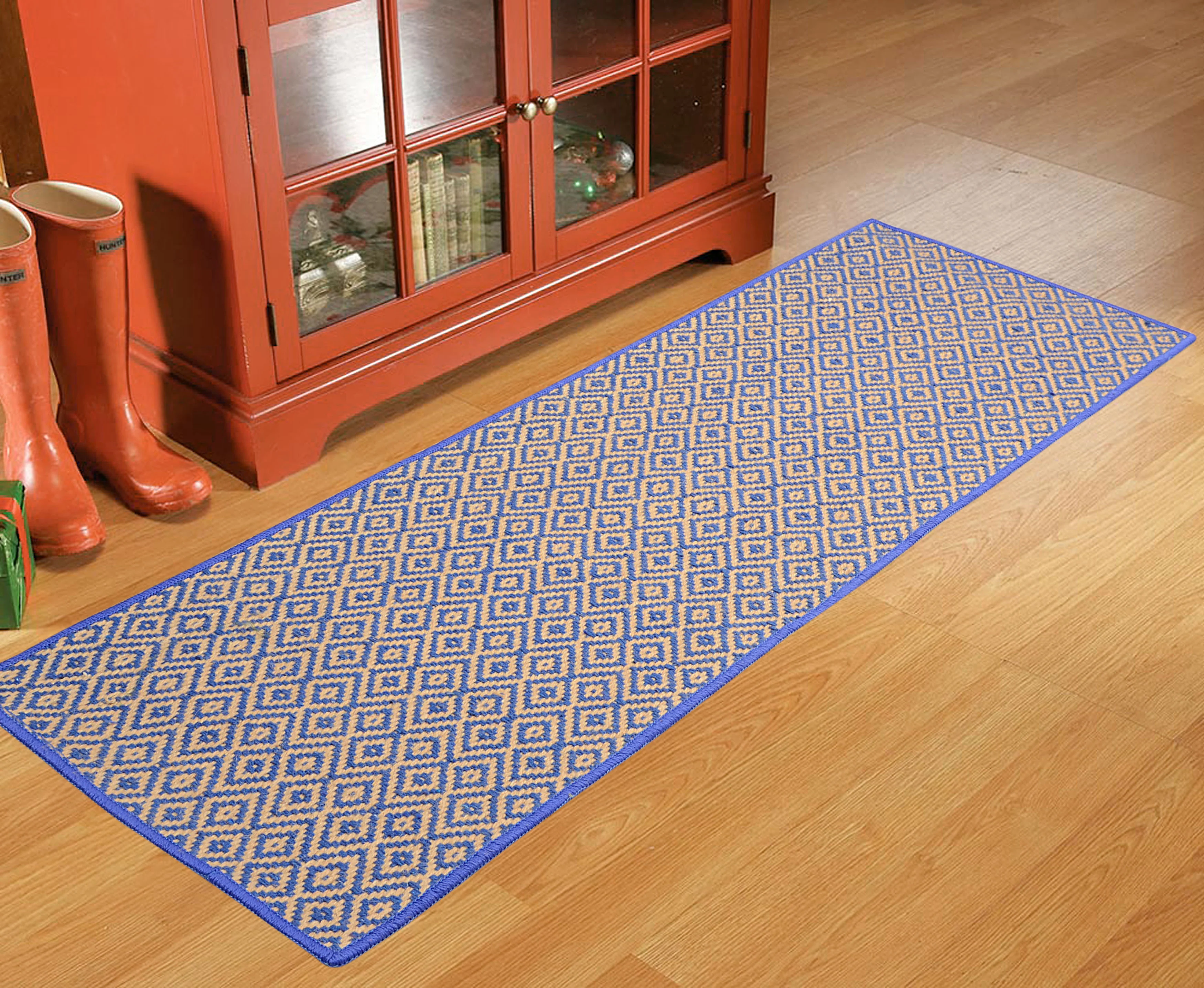 Mini Diamond Jute Cotton Runner | Eco-Friendly Weave & Durable Grip Base - Image 28