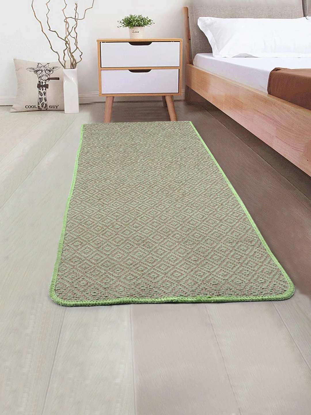 Mini Diamond Jute Cotton Runner | Eco-Friendly Weave & Durable Grip Base - Image 9
