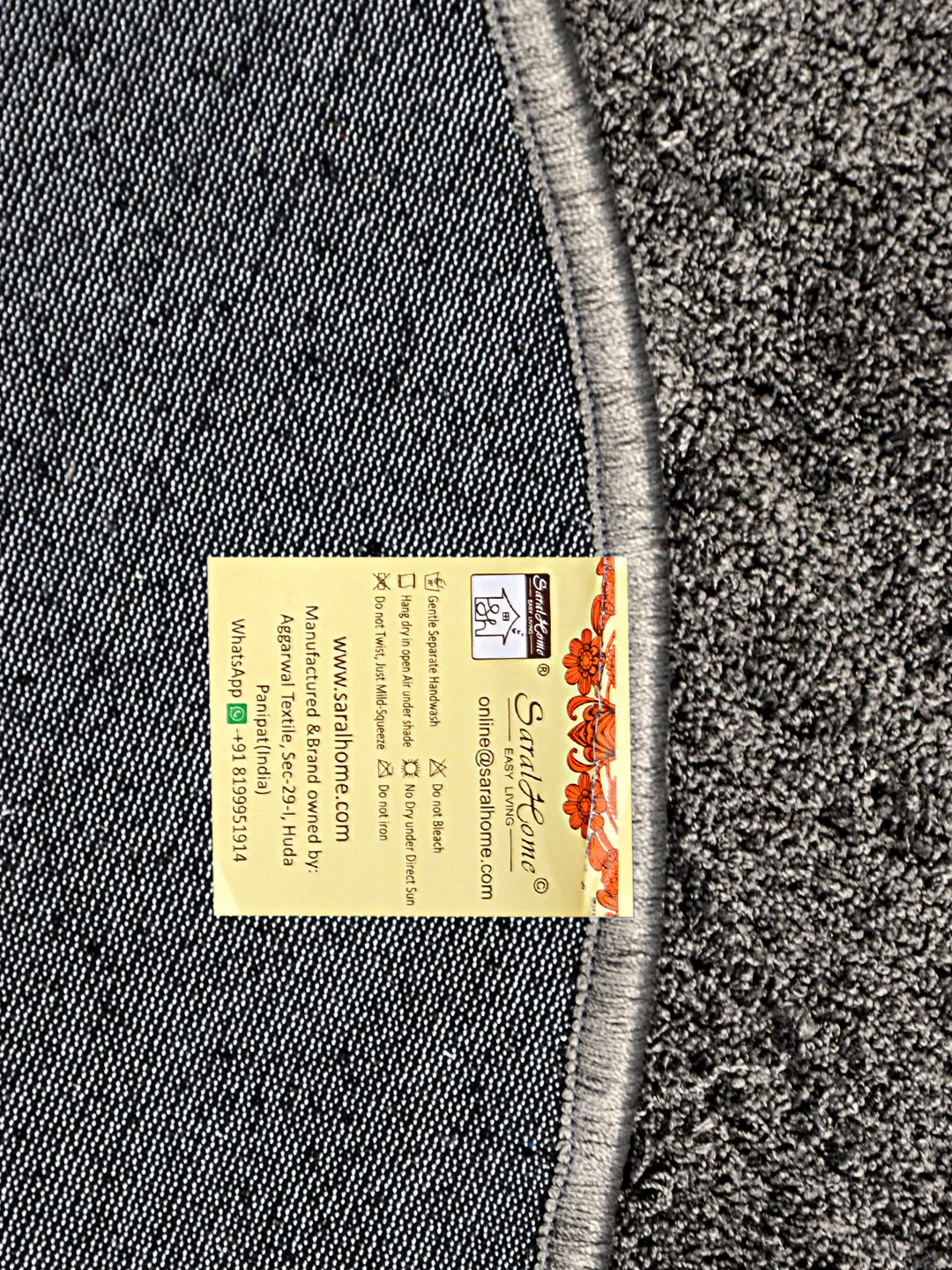 NEO SHAGGY Soft Anti-Slip Bathmat | Plush Microfiber with Round Design - Image 16