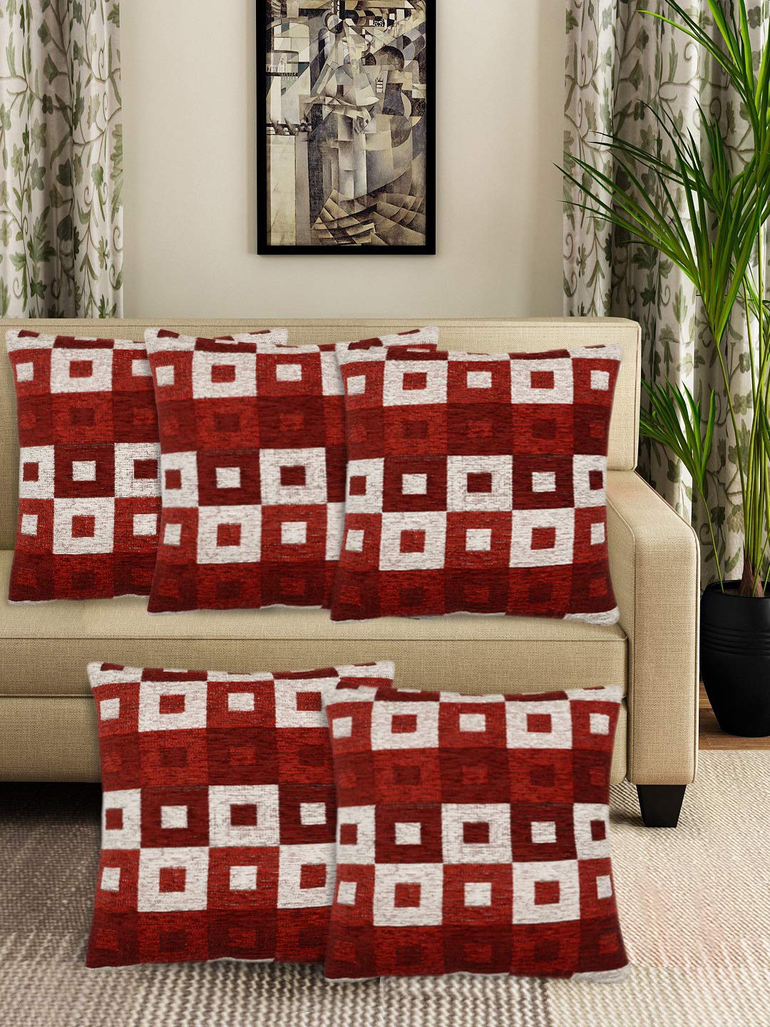 Pattern Cushion Covers | Stylish Textured Design for Living Room - Image 18