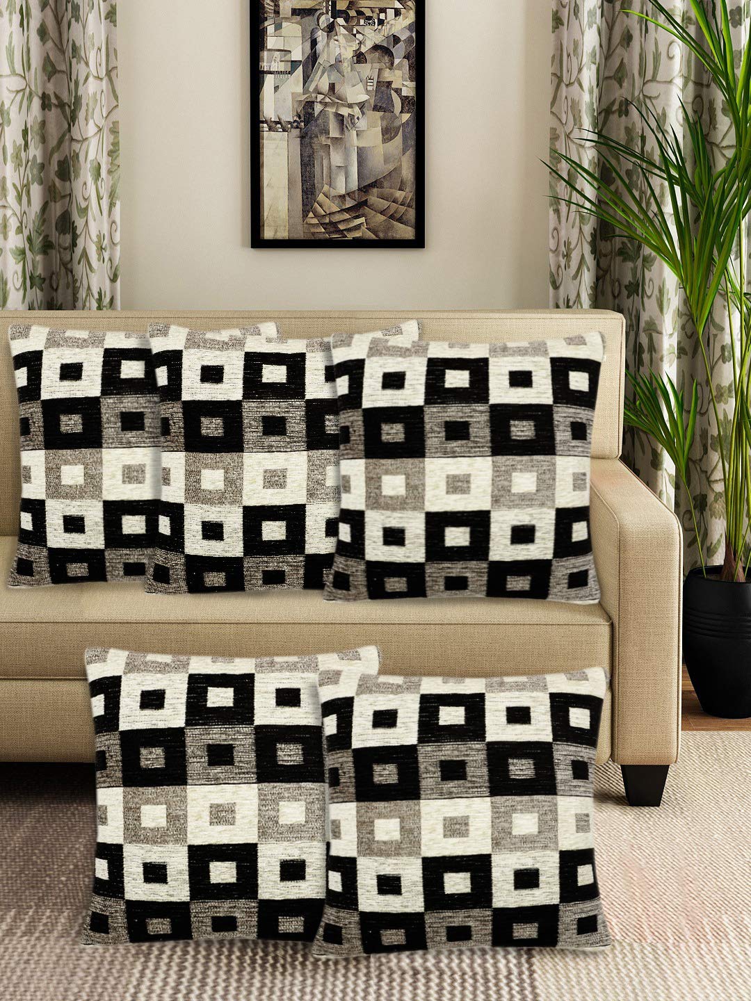 Pattern Cushion Covers | Stylish Textured Design for Living Room - Image 8