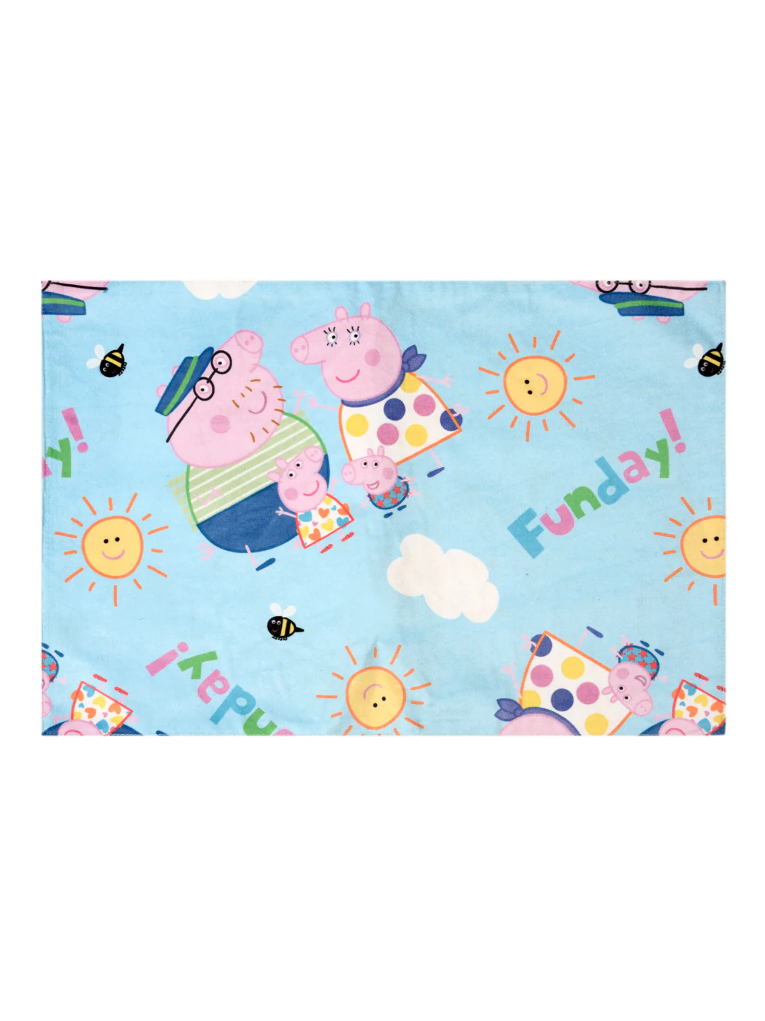 Saral Home Peppa Pig Velvet Dining Table Placemats - Pink, 30x45 CM - Image 4