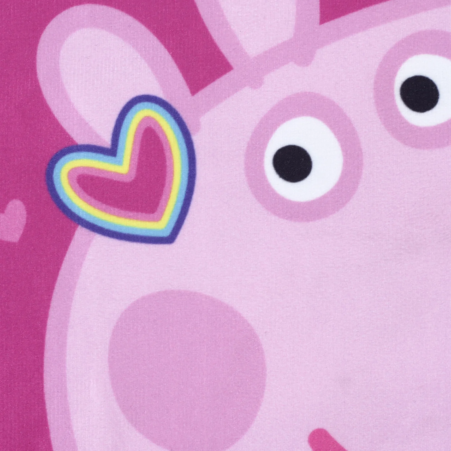 Saral Home Peppa Pig Velvet Dining Table Placemats - Pink, 30x45 CM - Image 5