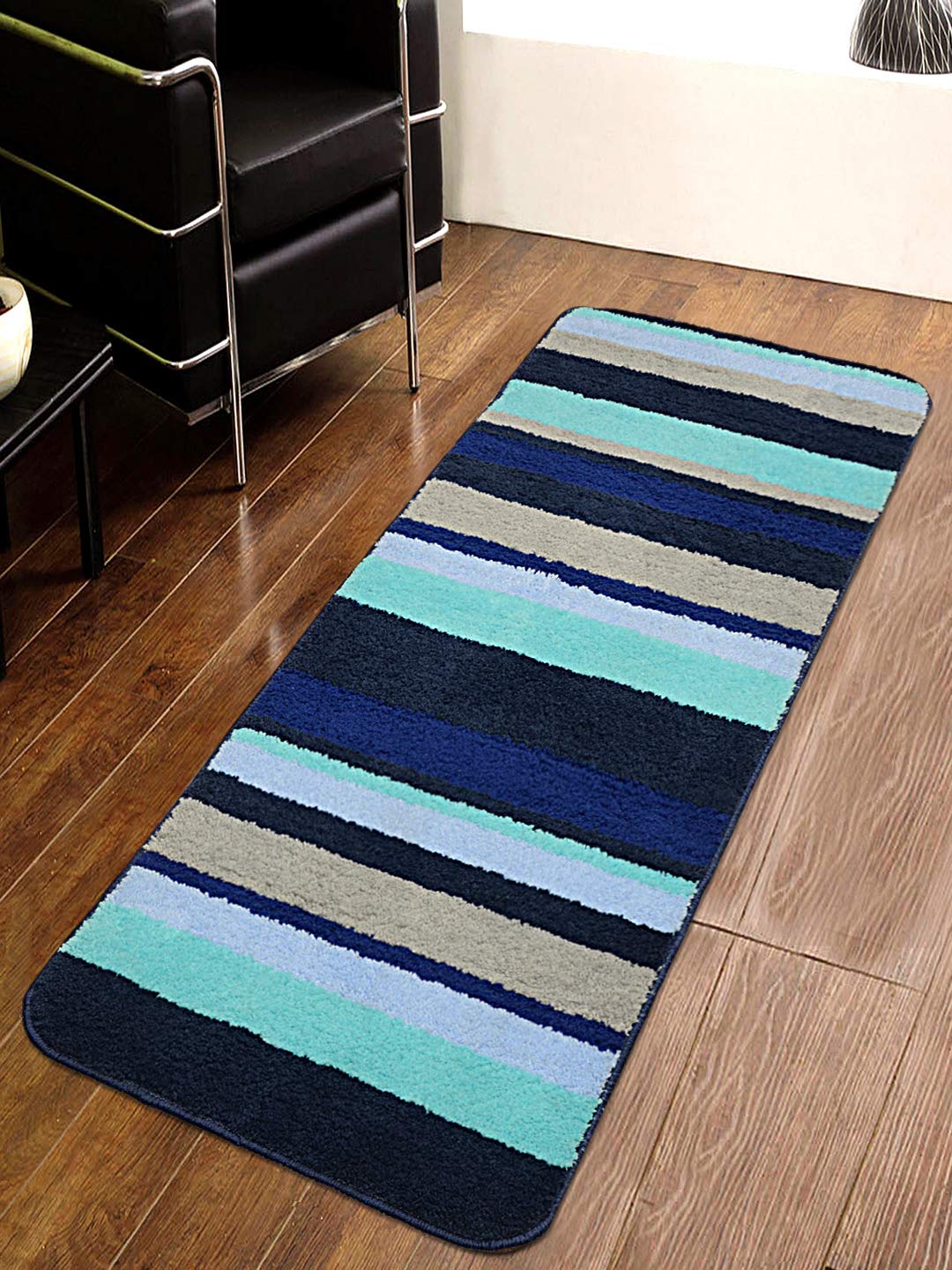 Colored Stripe Soft Microfiber Anti-Skid Runner - Image 7