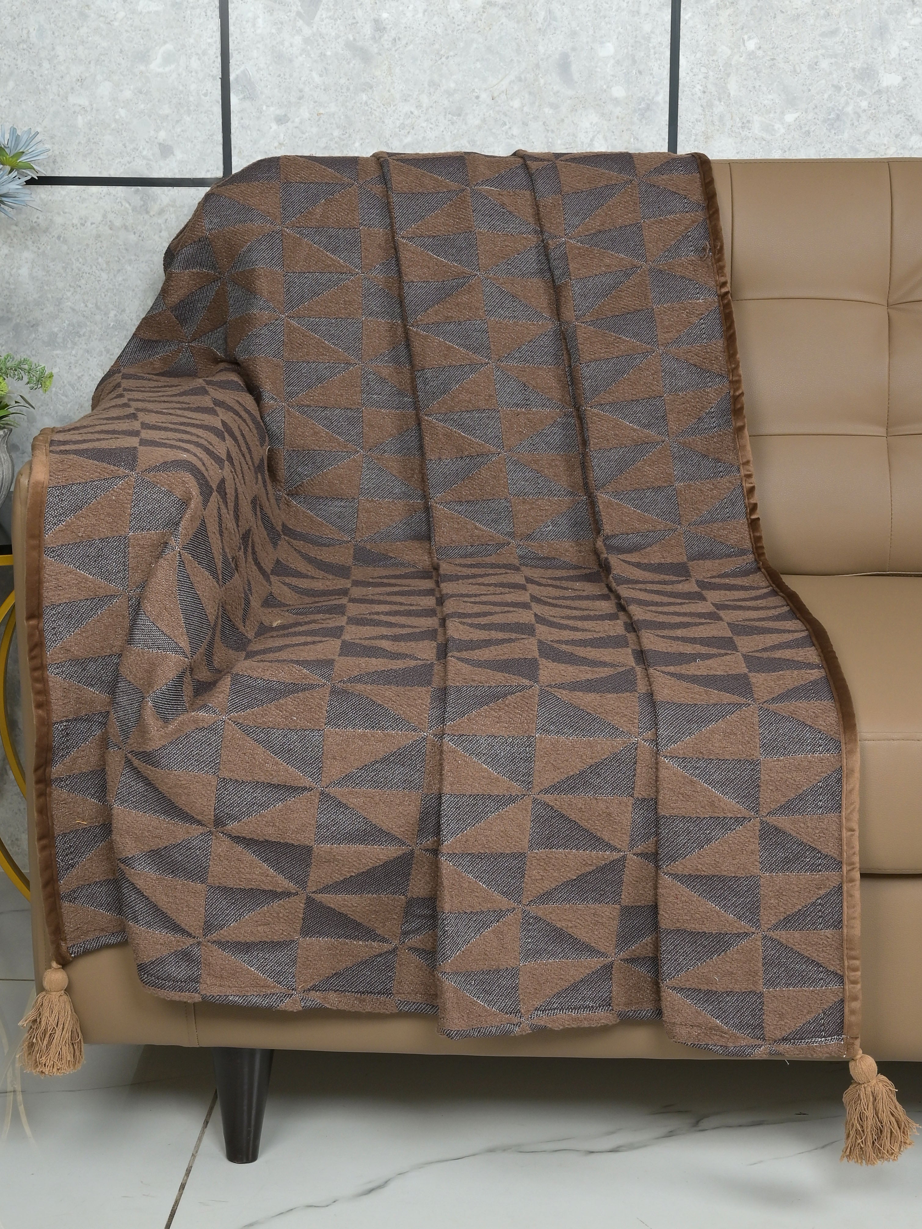 Meri Soft Polyester Sofa Throw Blanket | Lightweight & Cozy Decorative Cover for Sofa or Bed - Image 18