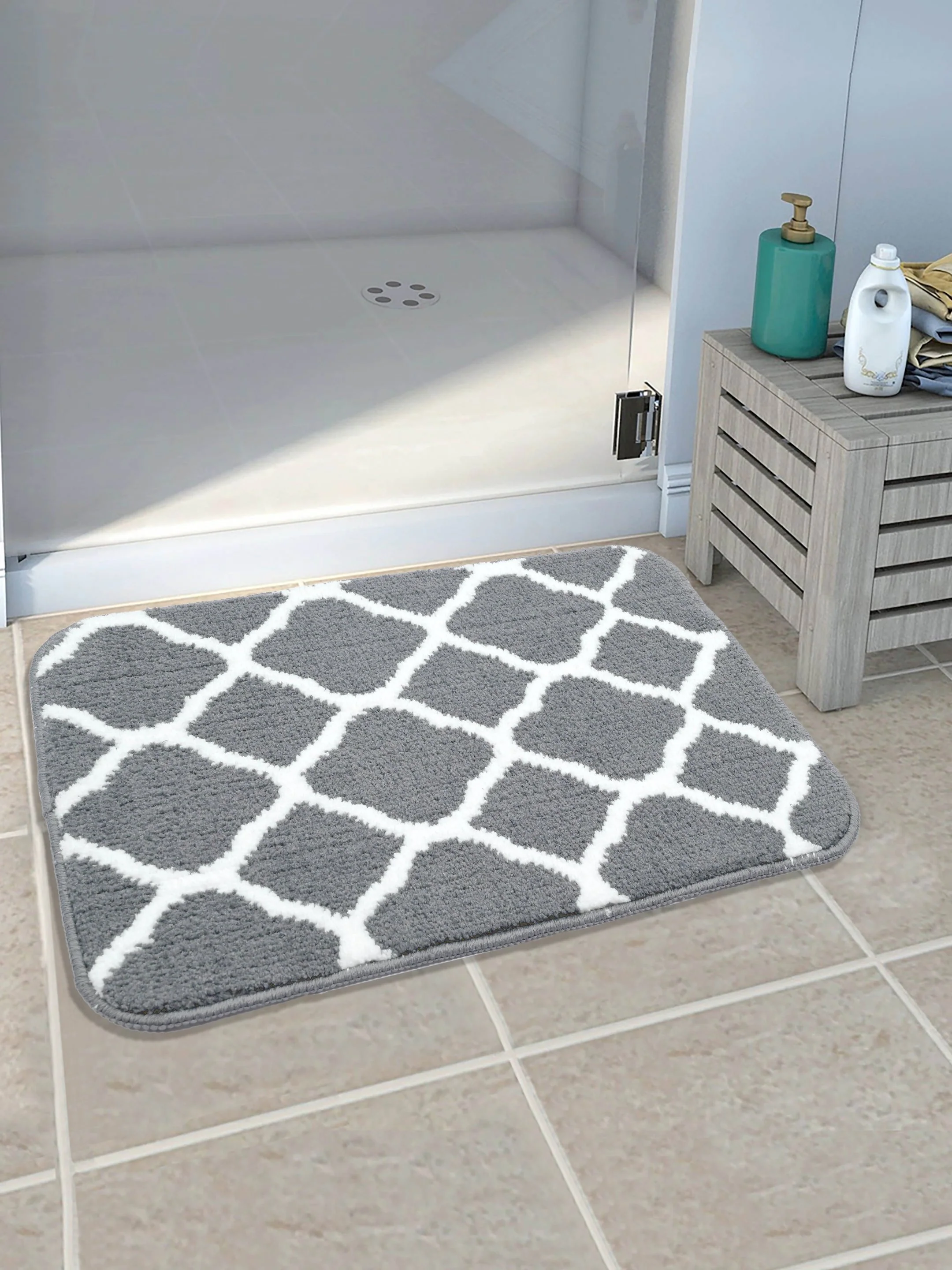 TANGIER Soft Anti-Slip Bathset | Two-Piece Set with Plush Texture & Grip Backing - Image 10