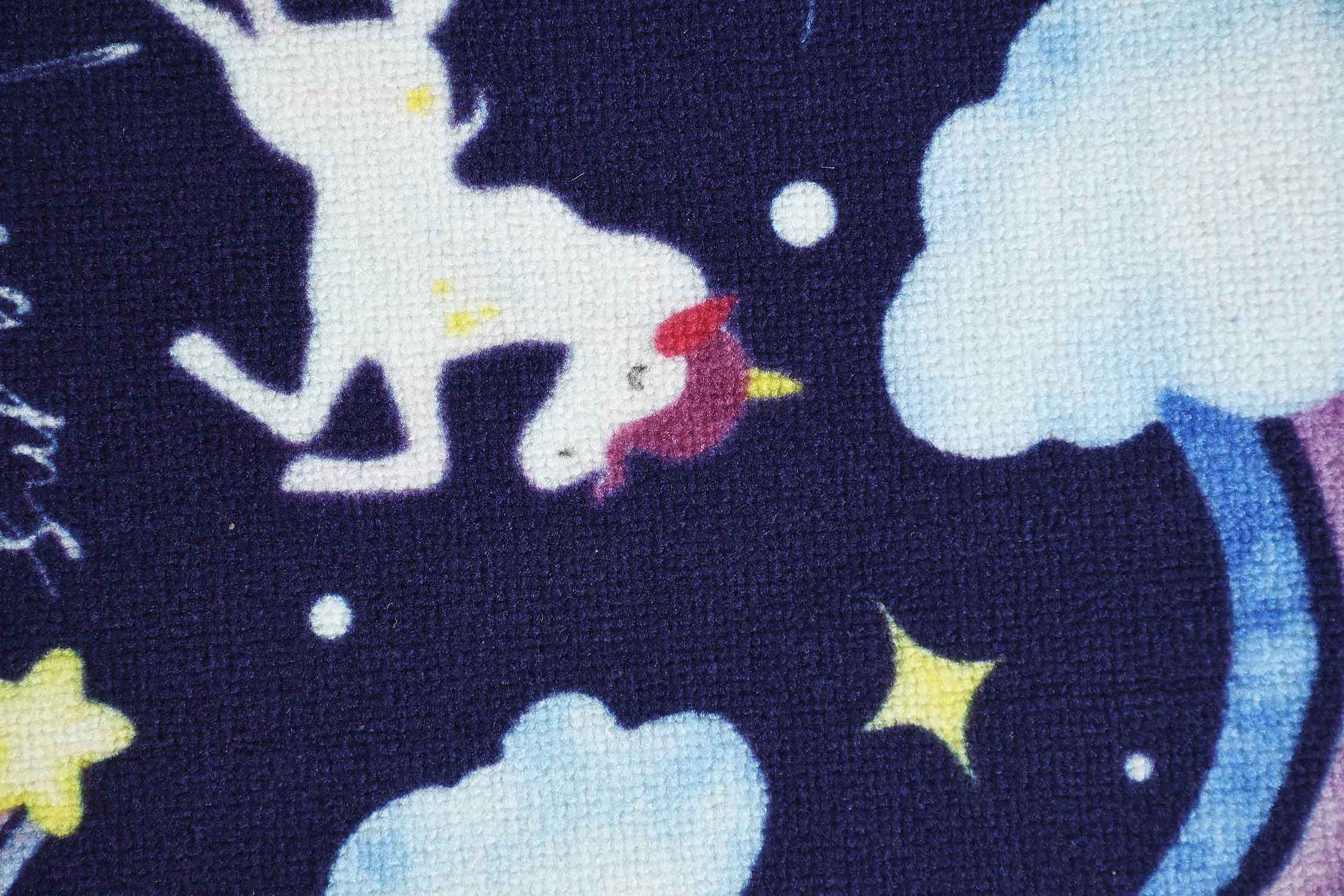 Unicorn Anti-Skid PP Runner – Navy | Durable Runner with Kids Print - Image 3