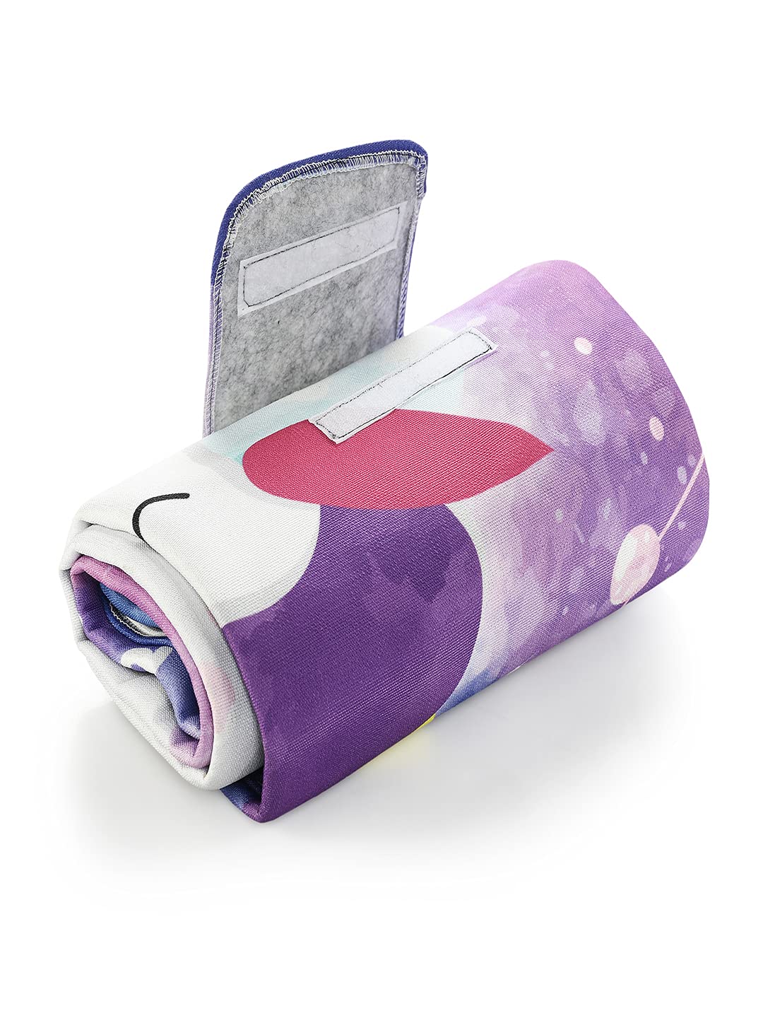 Unicorn Microfiber Picnic Mat Pink,125x150 Cms - Image 4