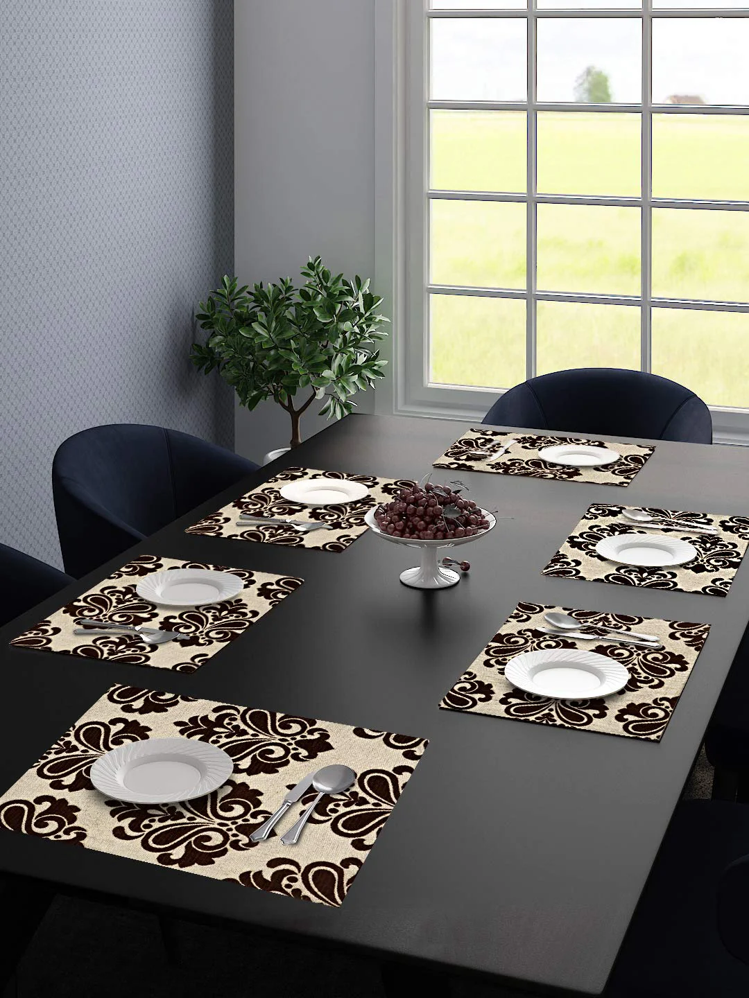 Medallion Quality Viscose Dining Table Mats – Premium Shine & Textured Finish - Image 11