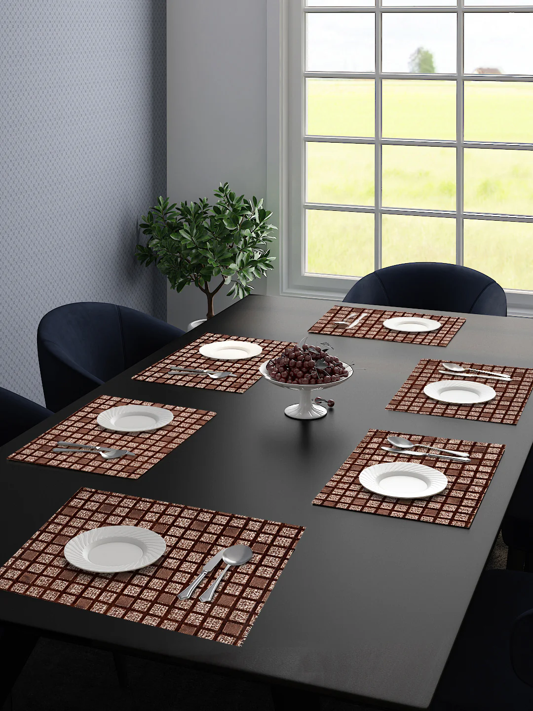 Matrix Unique Quality Viscose Dining Placemats | Modern Texture & Easy Maintenance - Image 6
