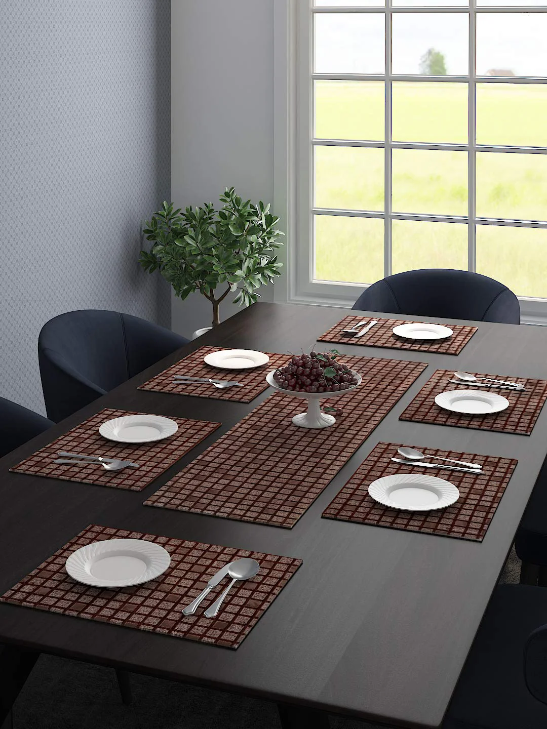 Matrix Unique Quality Viscose Dining Placemats | Modern Texture & Easy Maintenance - Image 8
