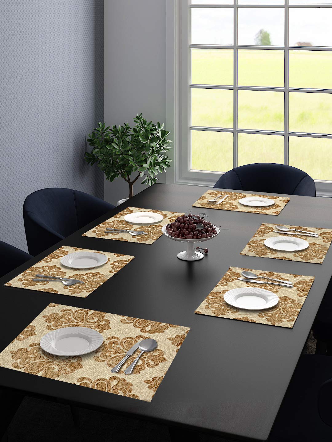 Medallion Viscose Dining & Kitchen Placemats – Premium Set - Image 4