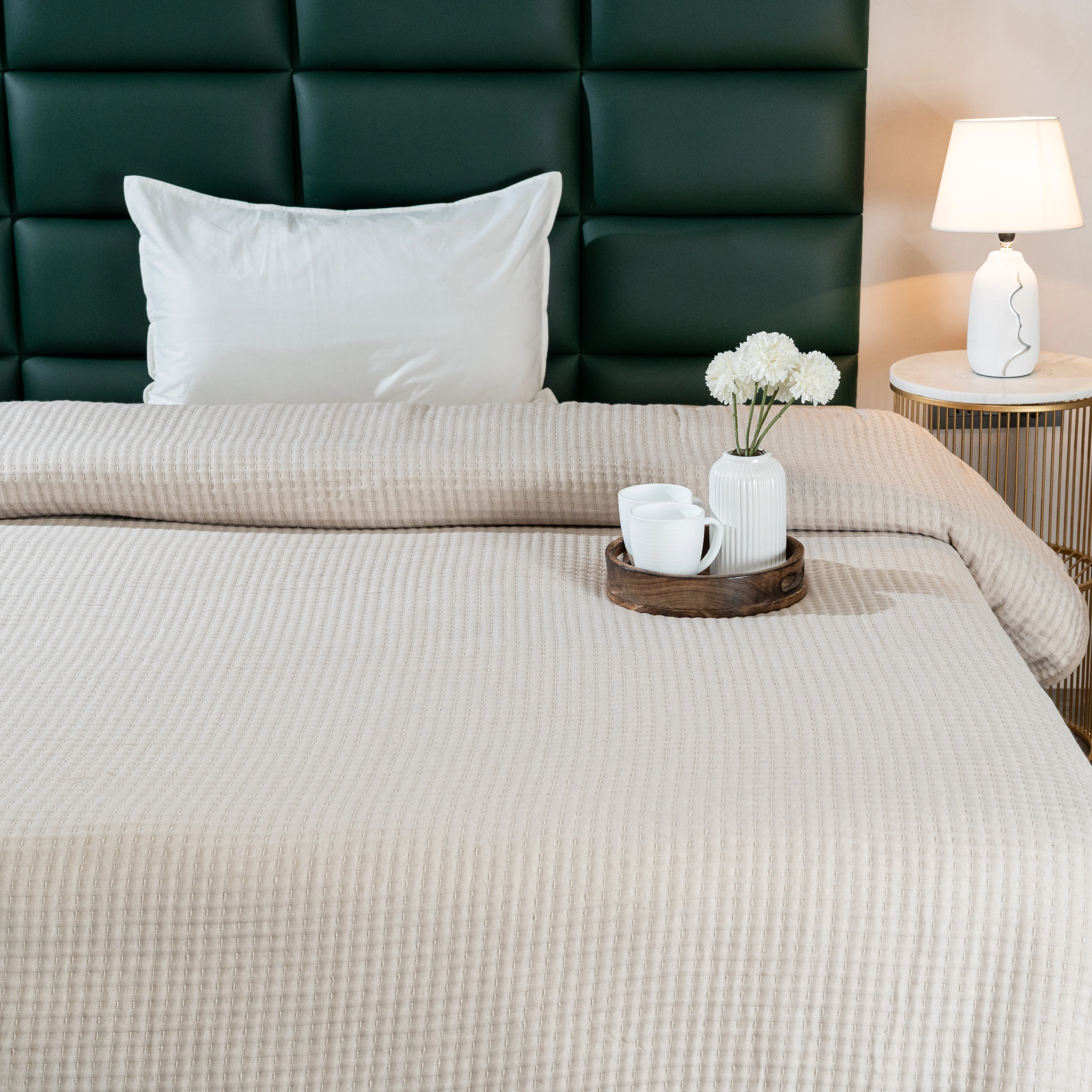 Self Stripe All Season Bedspread/Comforter/Quilt