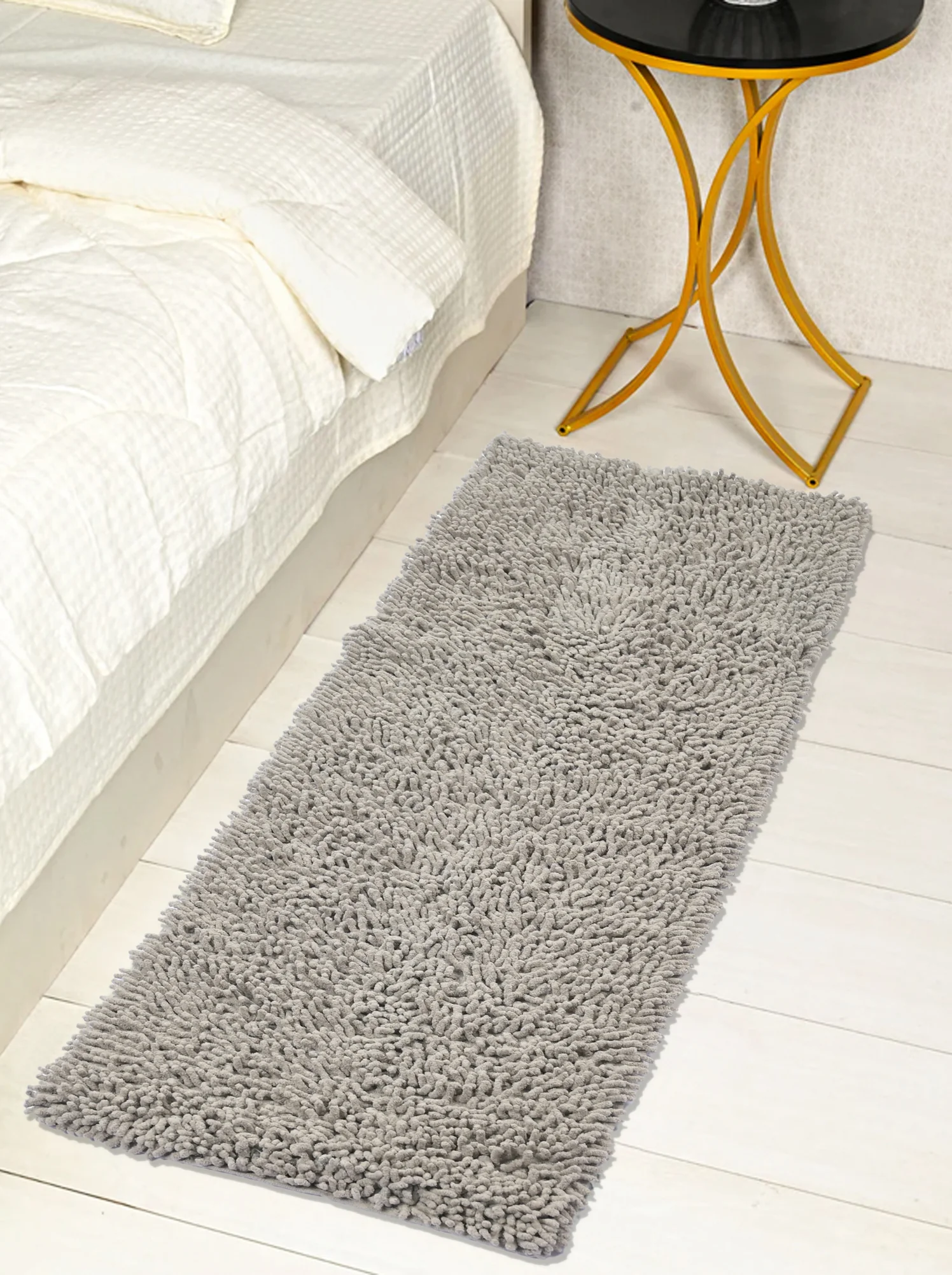 Shaggy Cotton Runner | Kitchen & Bedside Use (40x120 cm) - Image 11