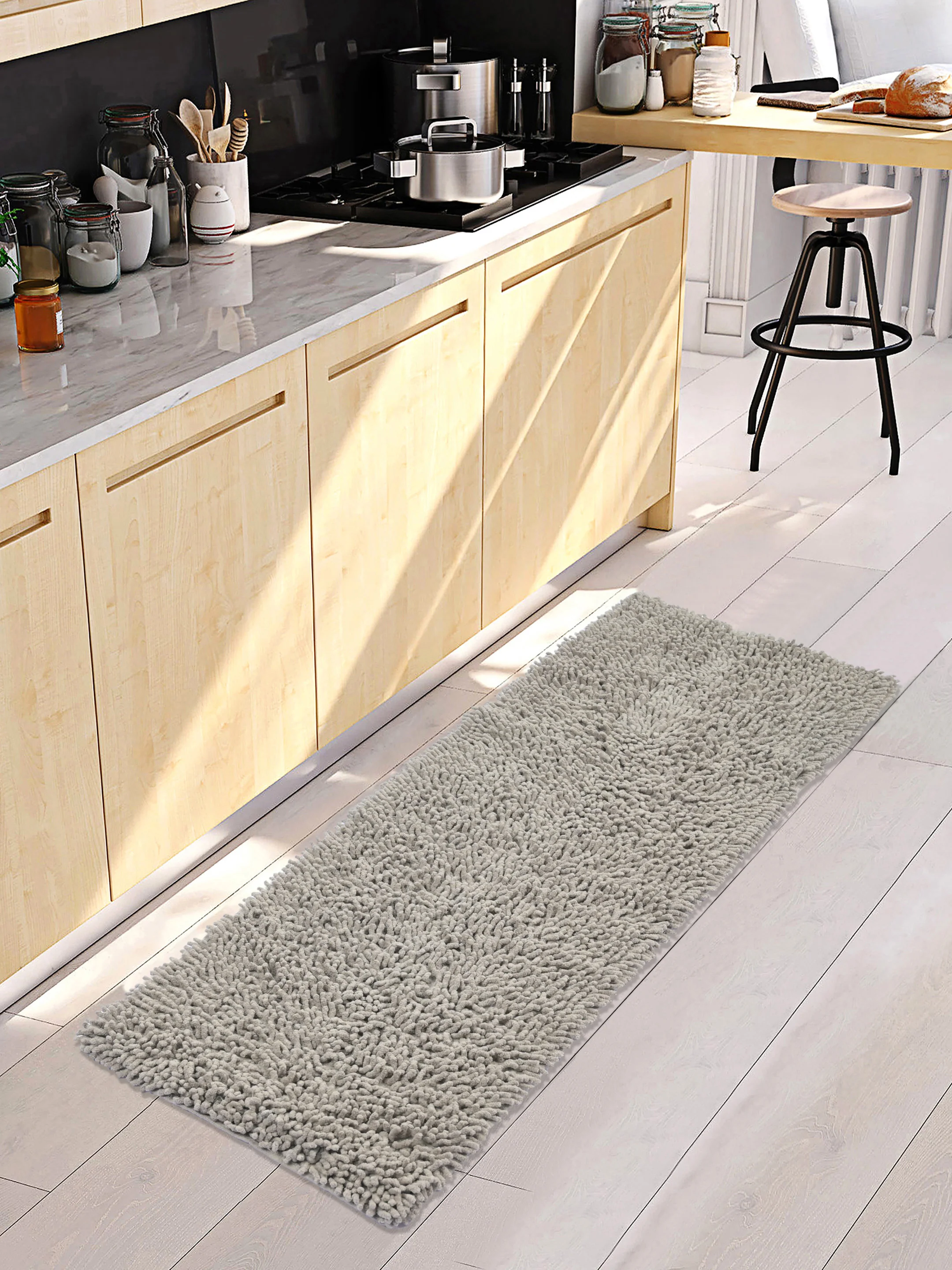 Shaggy Cotton Runner | Kitchen & Bedside Use (40x120 cm) - Image 12