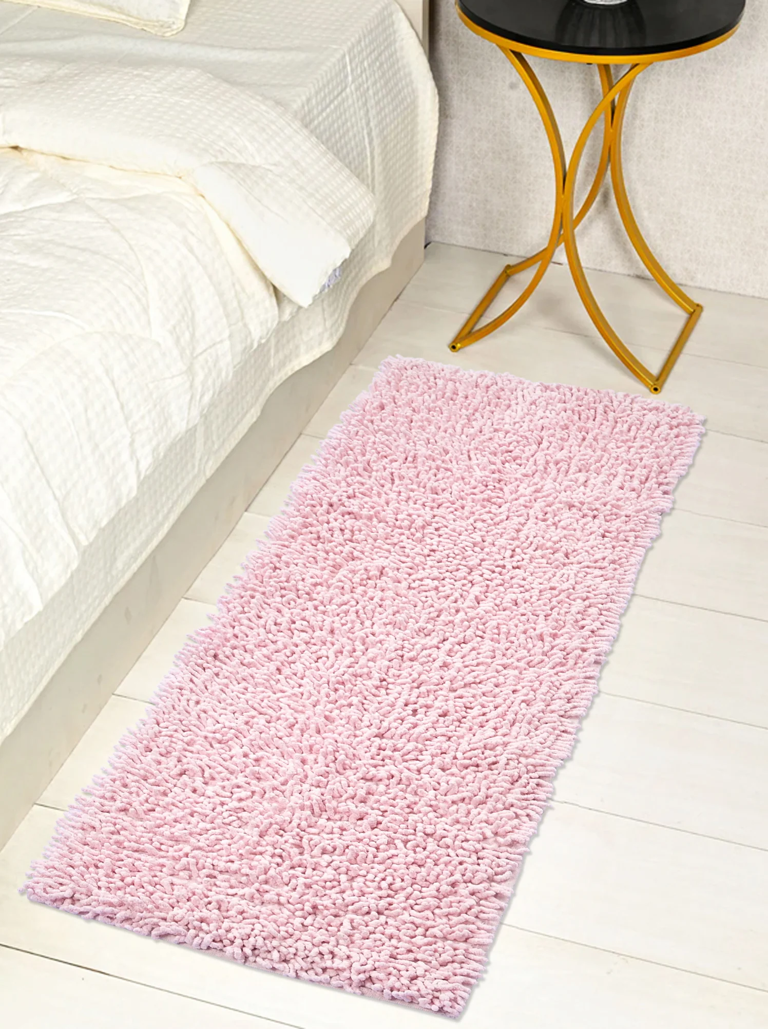 Shaggy Cotton Runner | Kitchen & Bedside Use (40x120 cm) - Image 6