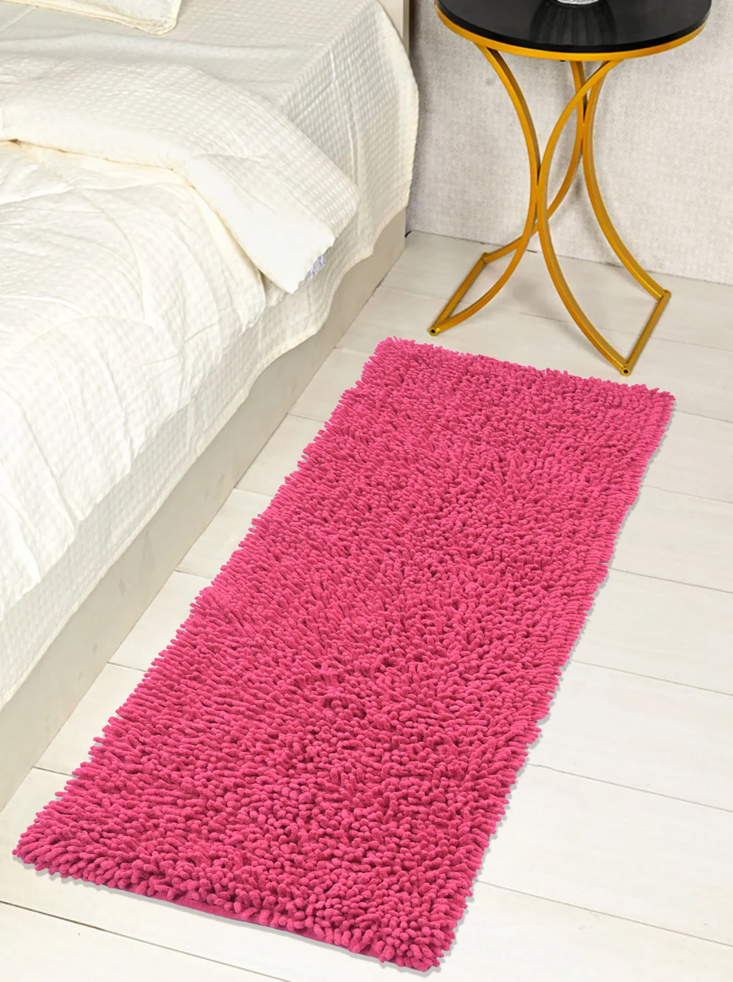 Shaggy Cotton Runner | Kitchen & Bedside Use (40x120 cm) - Image 21