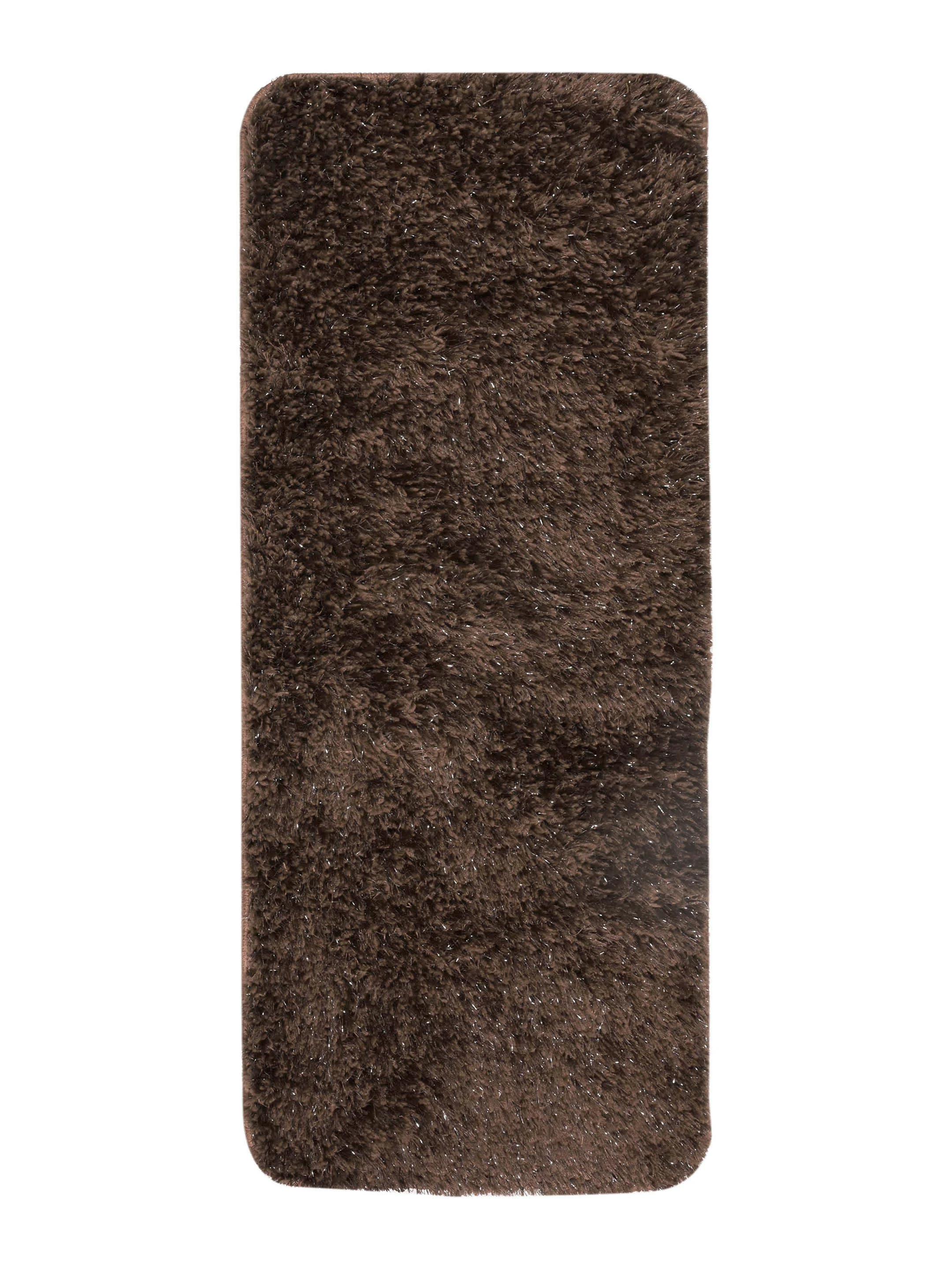 Shaggy Medium Shiny Pile Runner | Anti-Slip Modern Floor Rug - Image 2