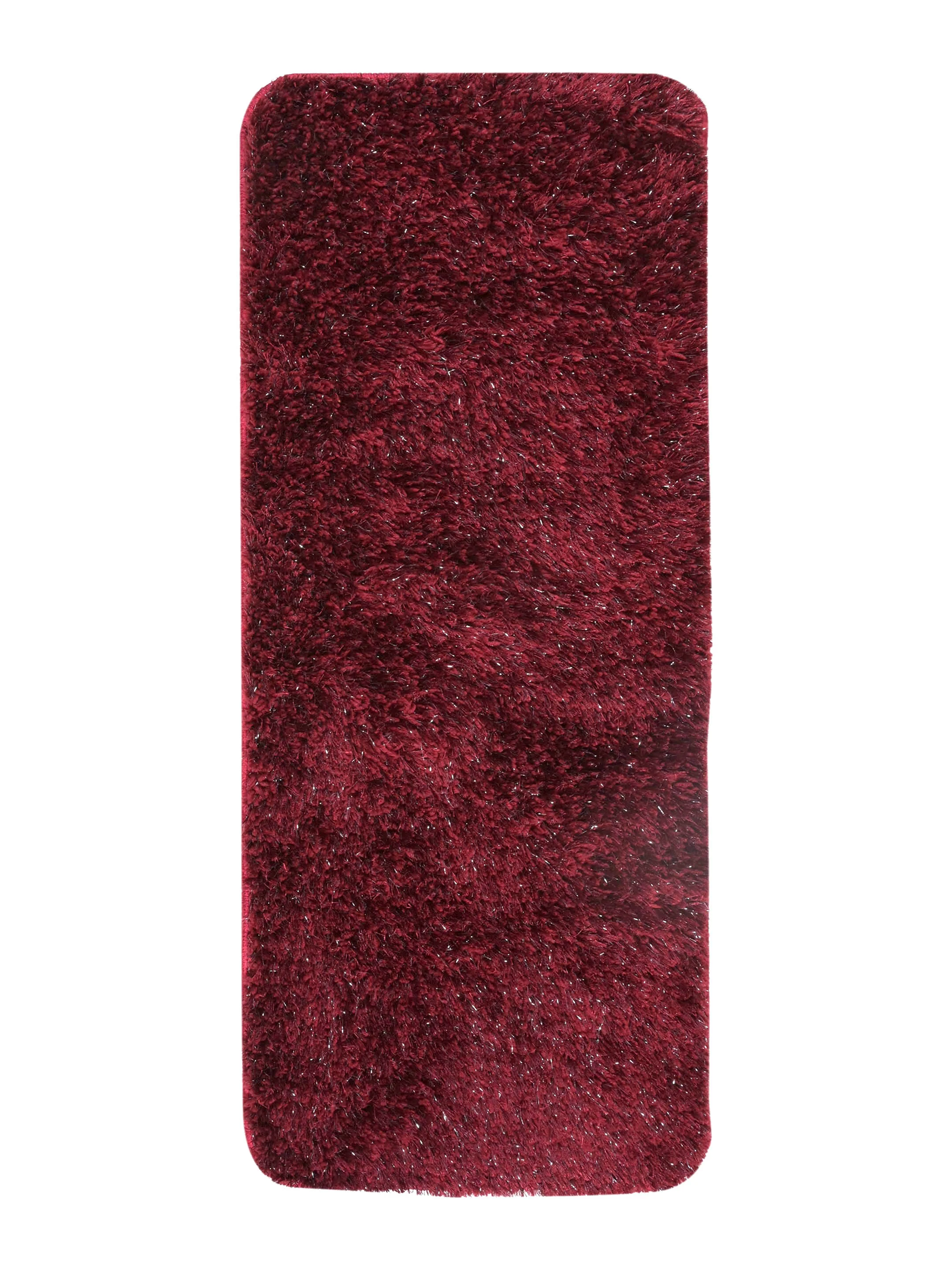 Shaggy Medium Shiny Pile Runner | Anti-Slip Modern Floor Rug - Image 22