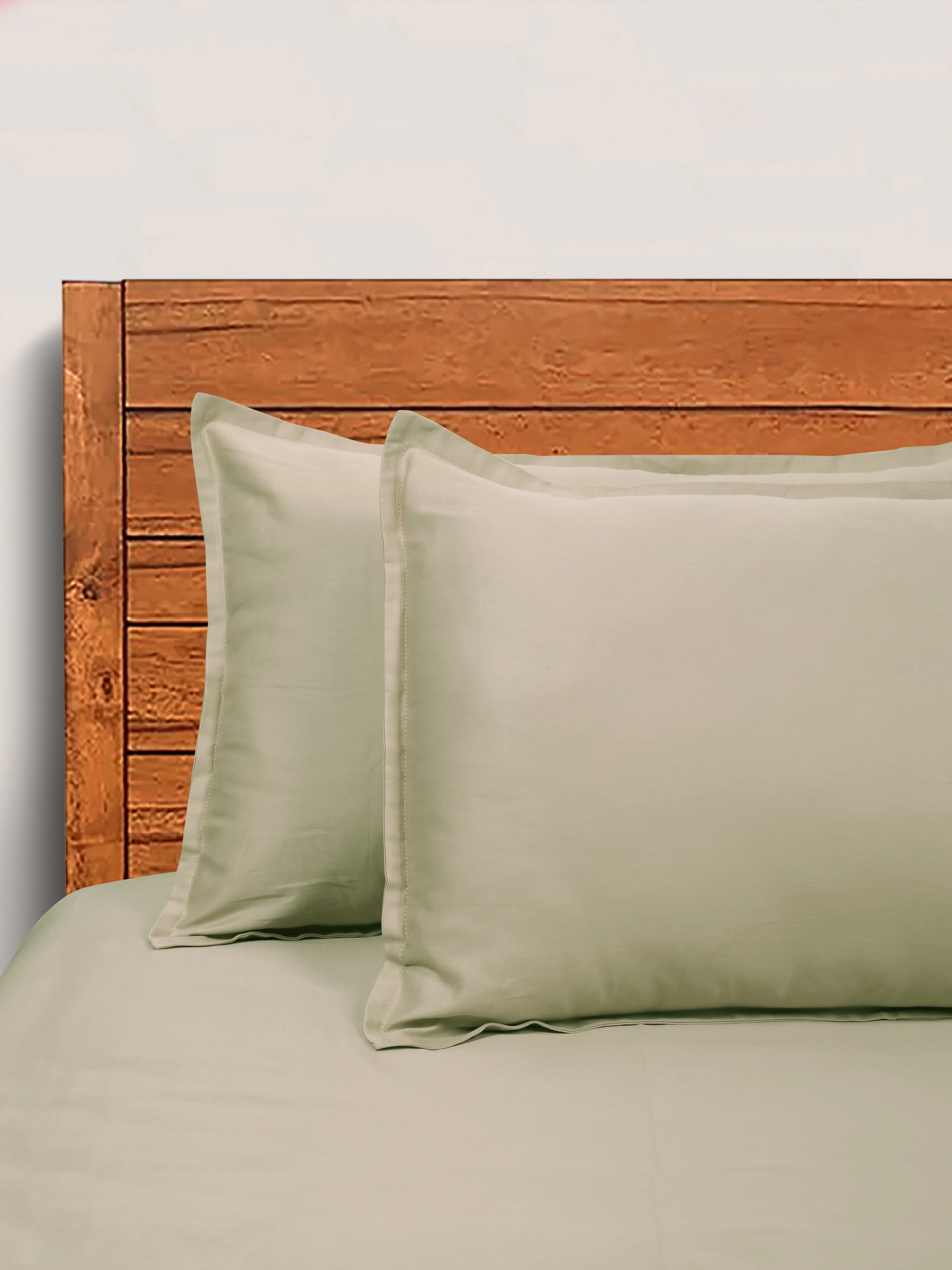 Sheen Shine Cotton Bed Sheet Set | Soft & Elegant Finish | 2 Pillow Covers - Image 2