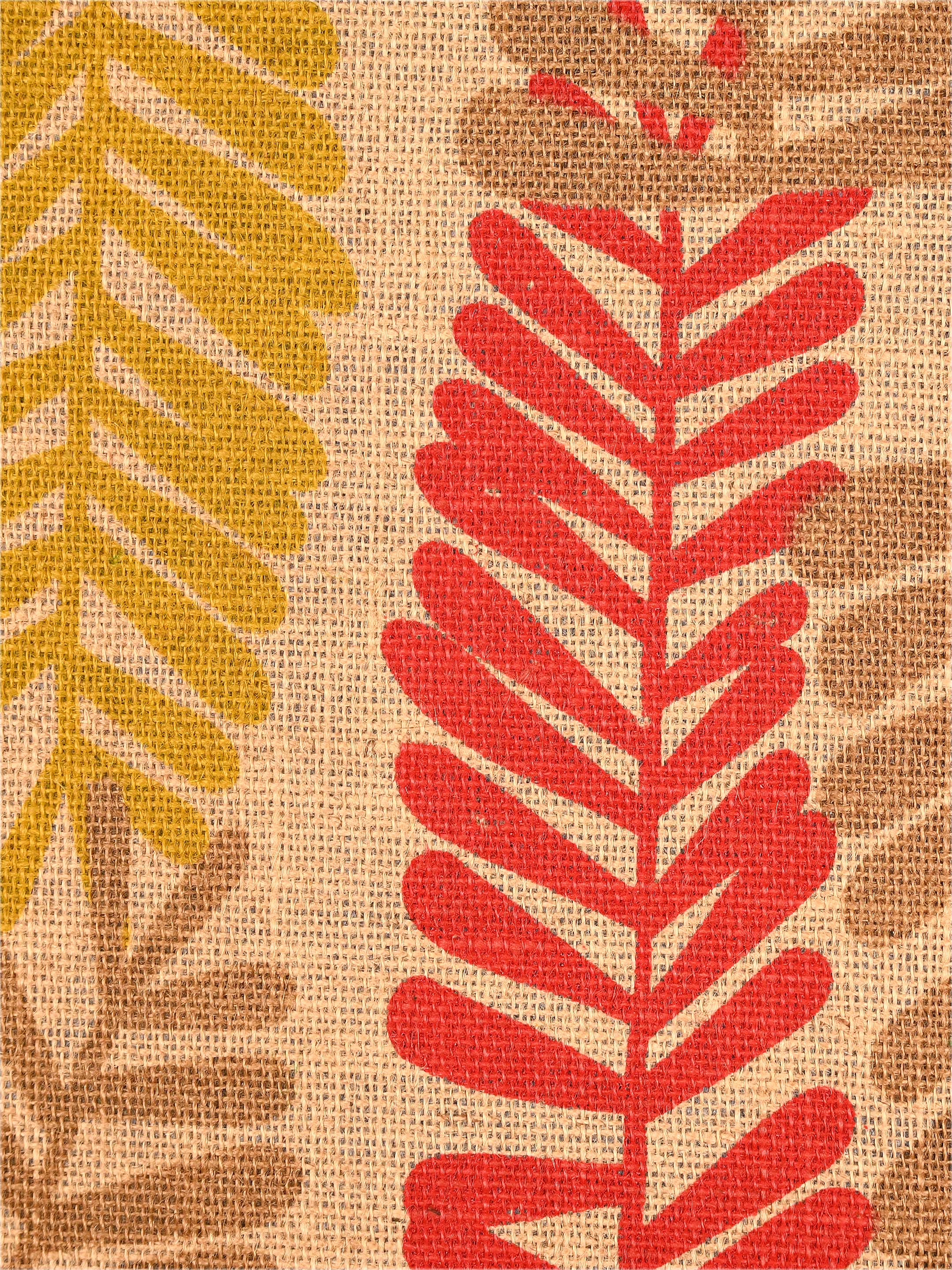 Leaf Jute Door Mat Set – 3-Piece Anti-Slip Combo - Image 13