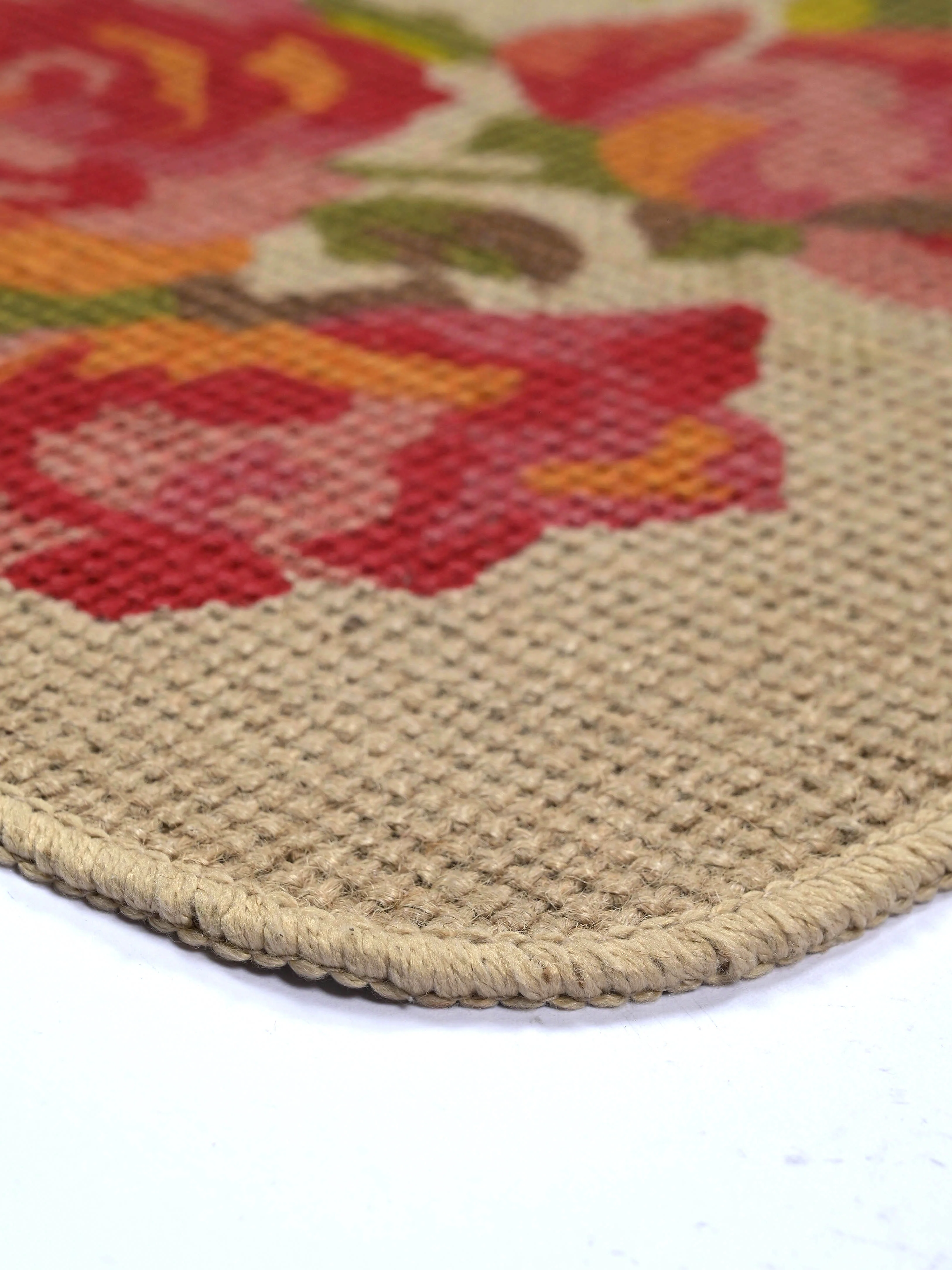 Microfiber Bath Mat & Jute Door Mat Combo Pack of 2Pc | Anti-Skid | Quick Drying | Soft Water Absorbent | Diamond & Floral Pattern - Image 31