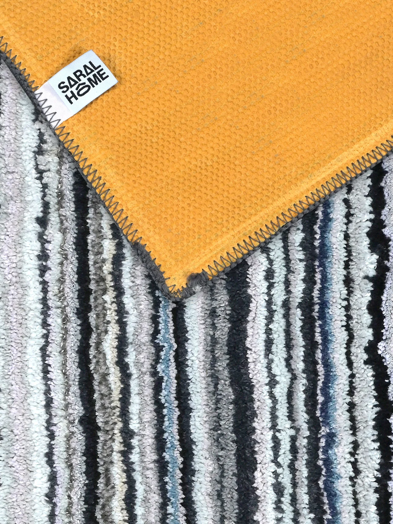 Vibe Soft Touch Microfiber Floor Carpet | Anti-Skid Backing | Modern Design - Image 16