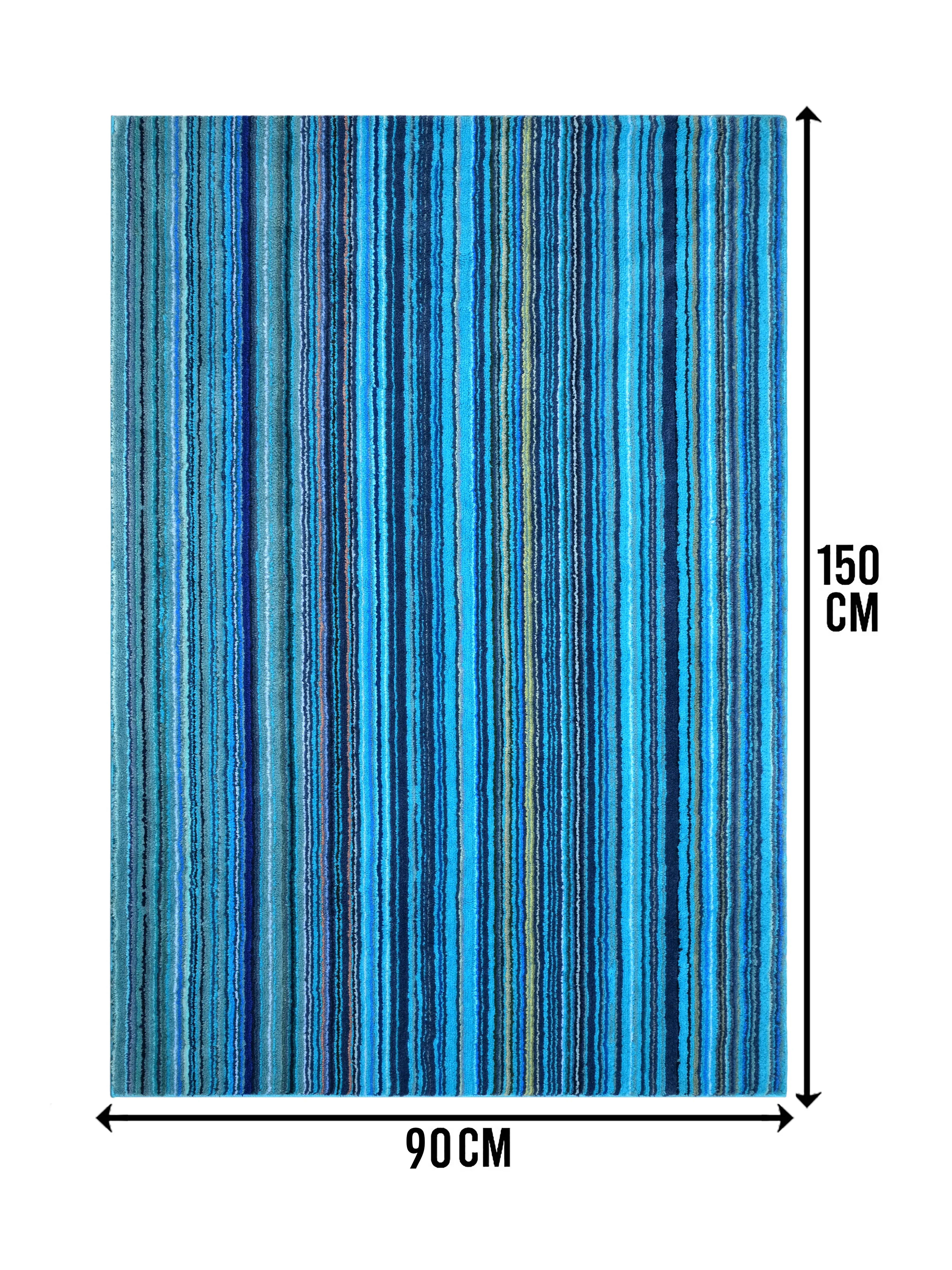 Vibe Soft Touch Microfiber Floor Carpet | Anti-Skid Backing | Modern Design - Image 2