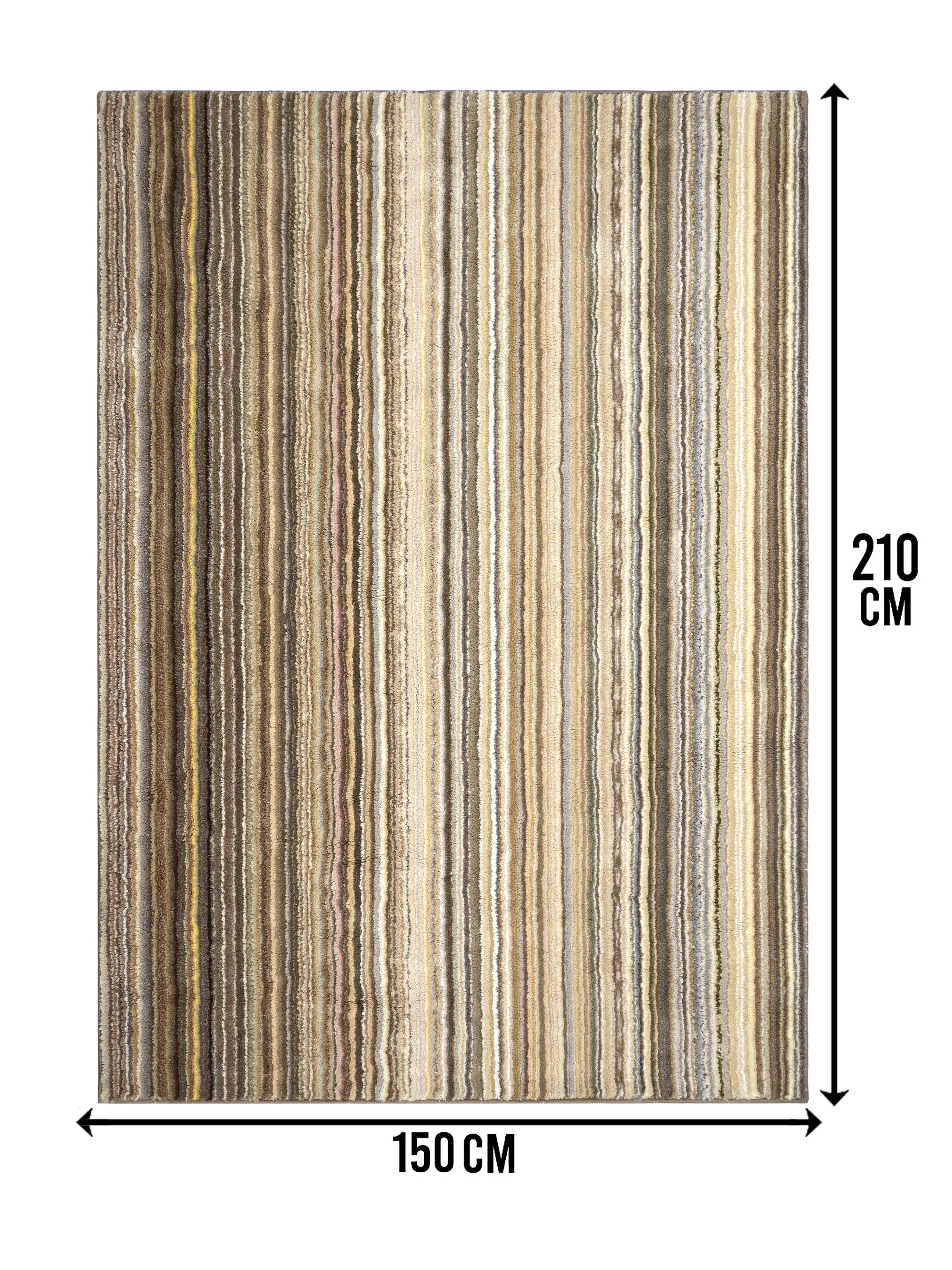Vibe Soft Touch Microfiber Floor Carpet | Anti-Skid Backing | Modern Design - Image 20