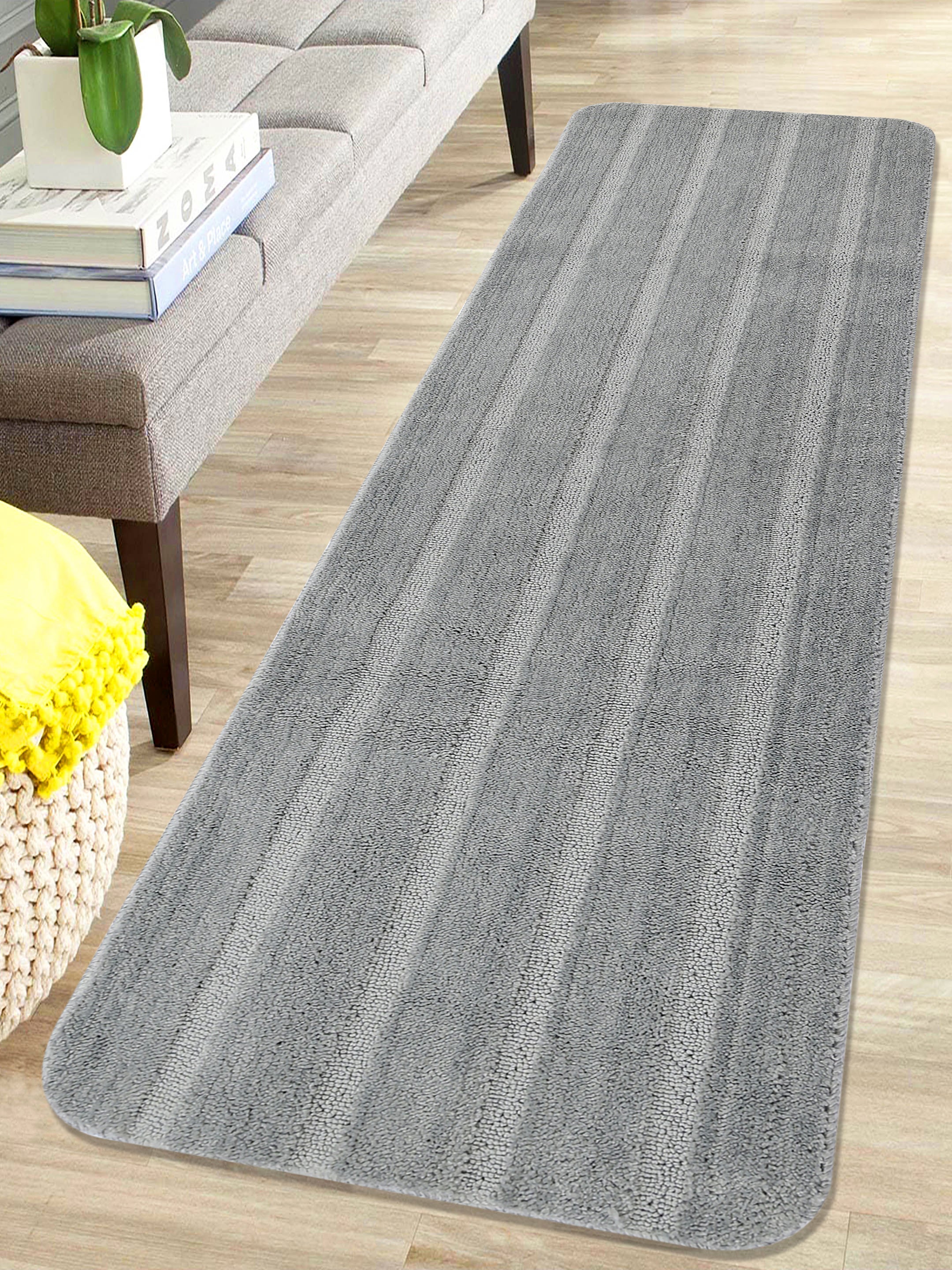 High Low Loop Soft Microfiber Anti-Slip Runner | - Image 11