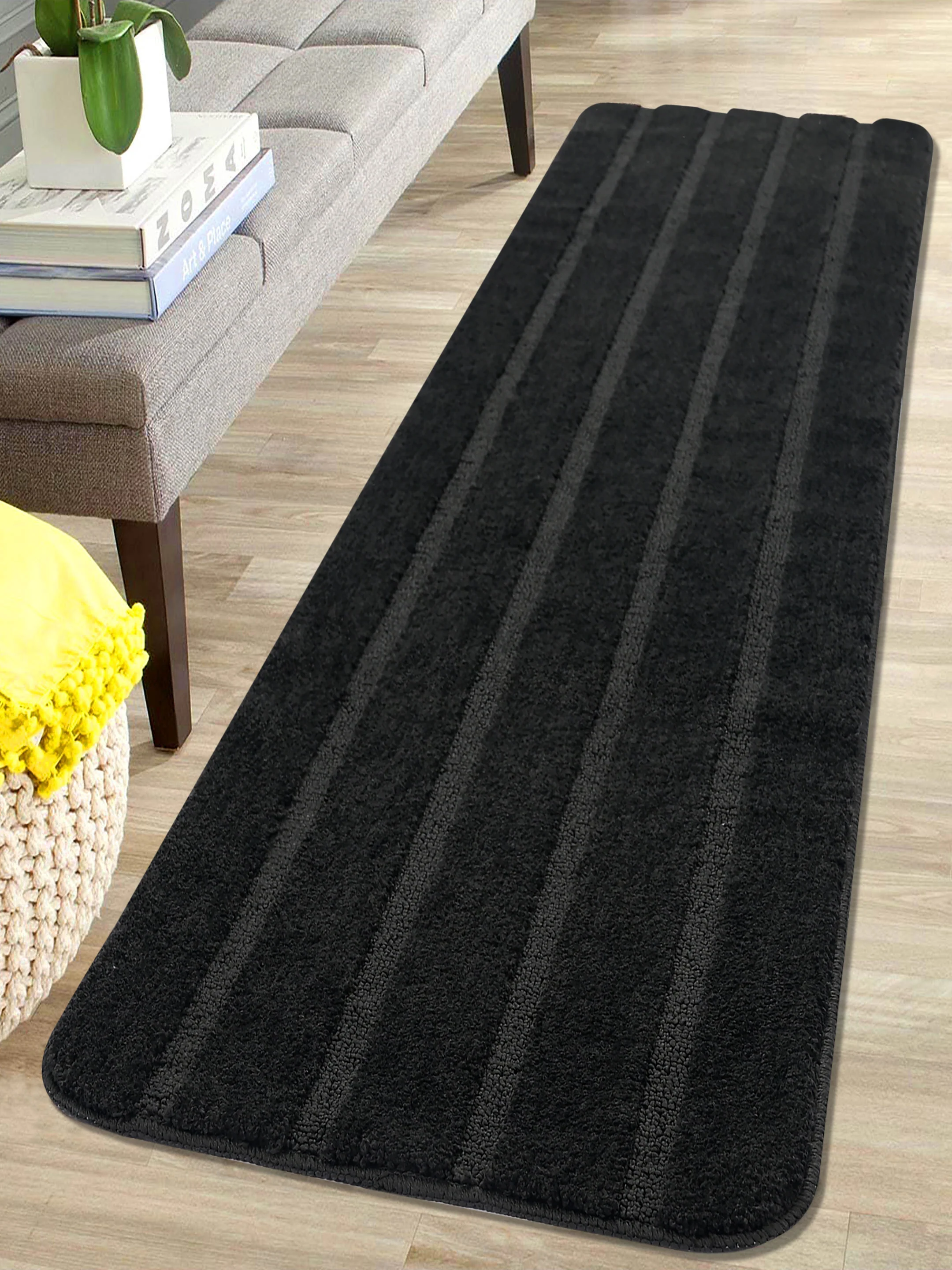High Low Loop Soft Microfiber Anti-Slip Runner | - Image 16