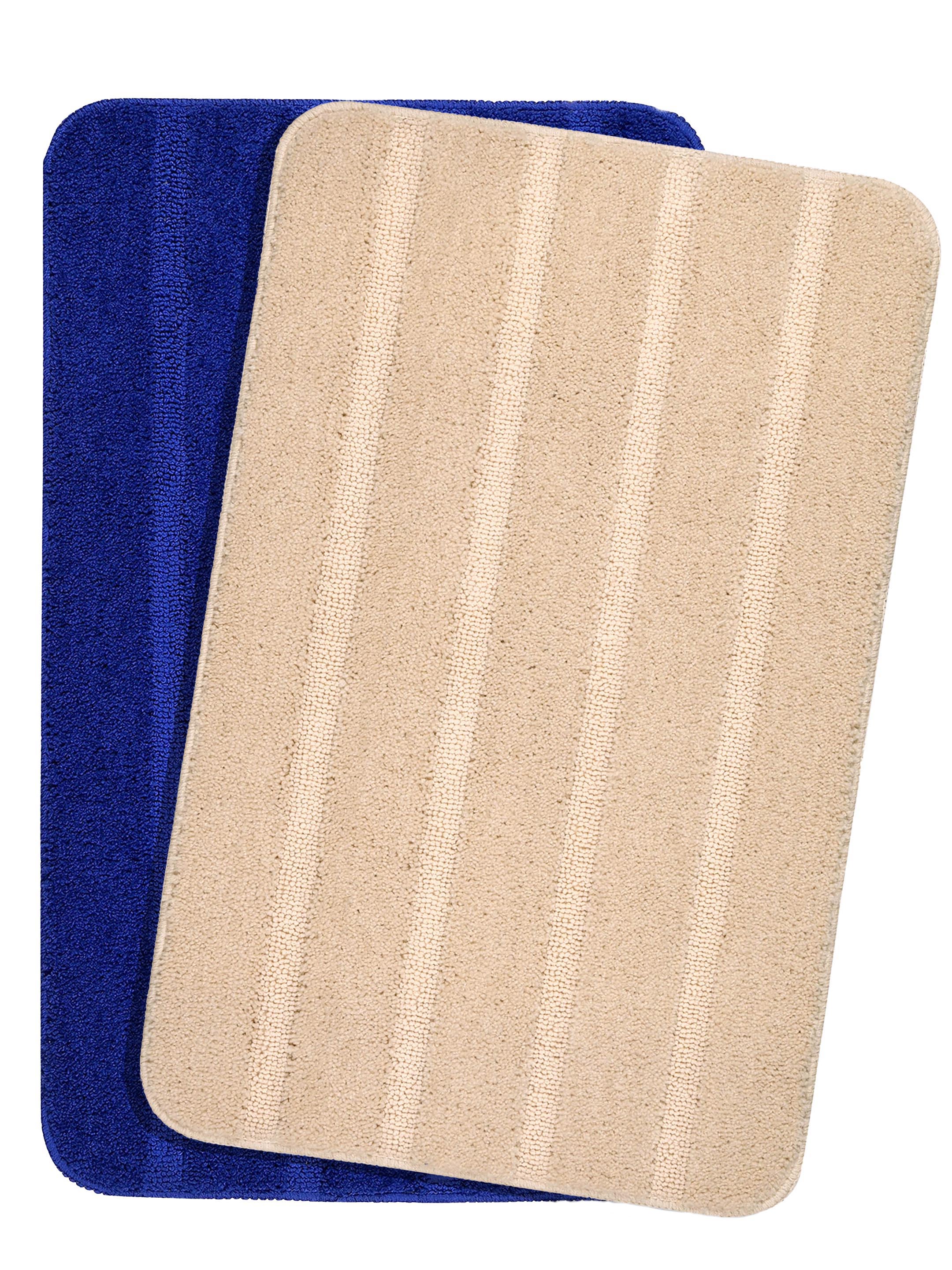 High Low Loop Microfiber Bathmat Set | Anti-Slip & Soft - Image 31