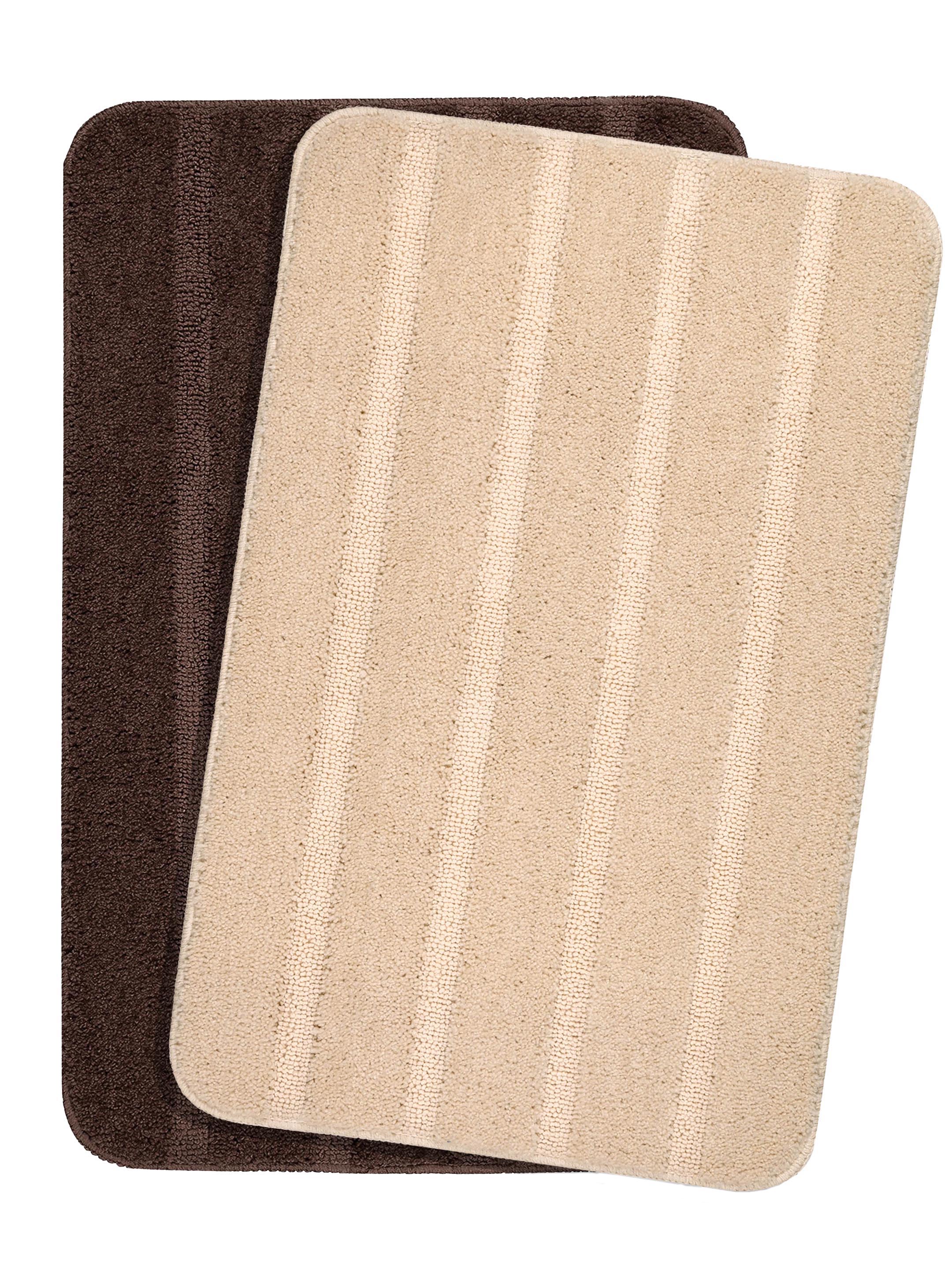 High Low Loop Microfiber Bathmat Set | Anti-Slip & Soft - Image 35