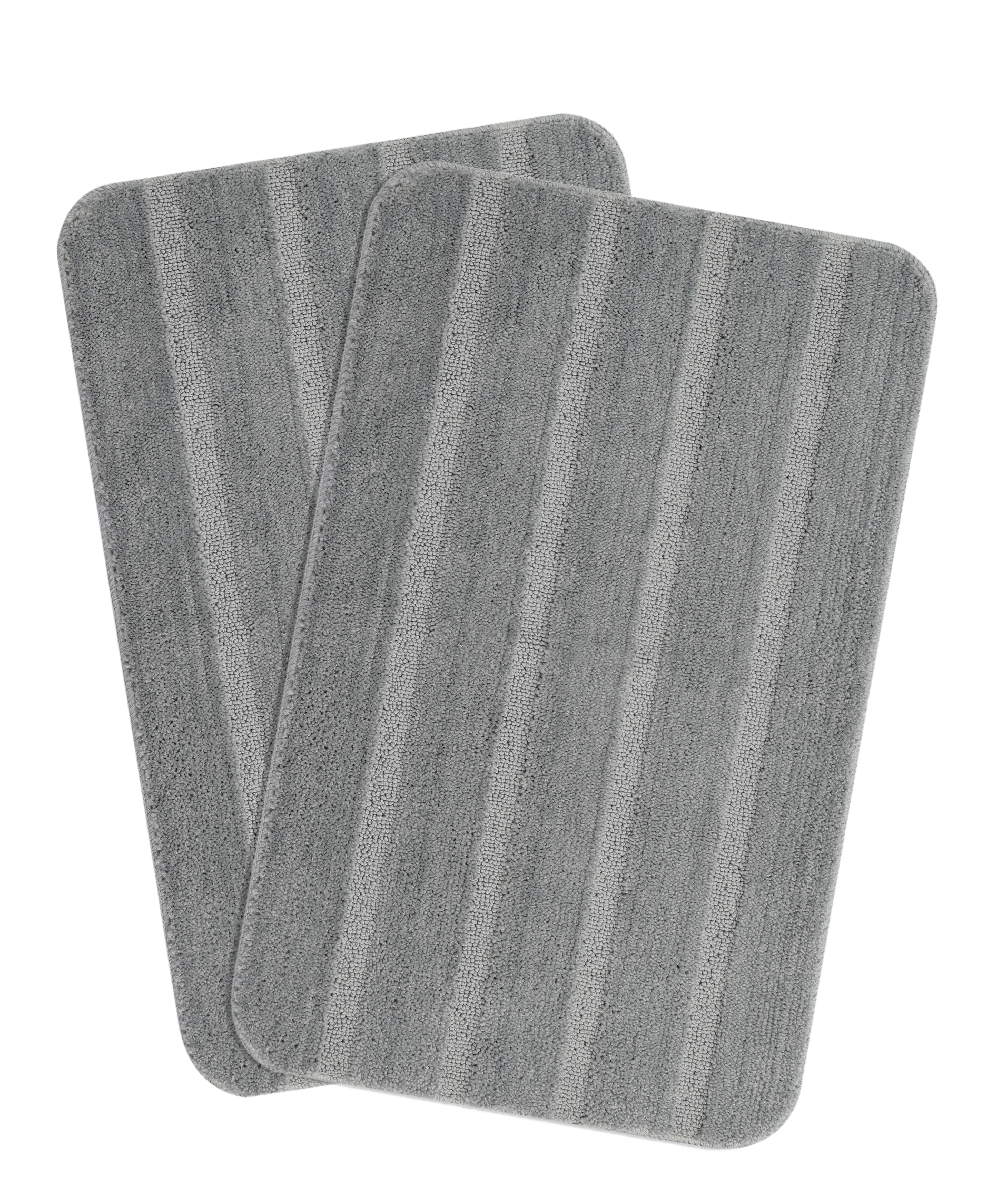 High Low Loop Microfiber Bathmat Set | Anti-Slip & Soft - Image 4