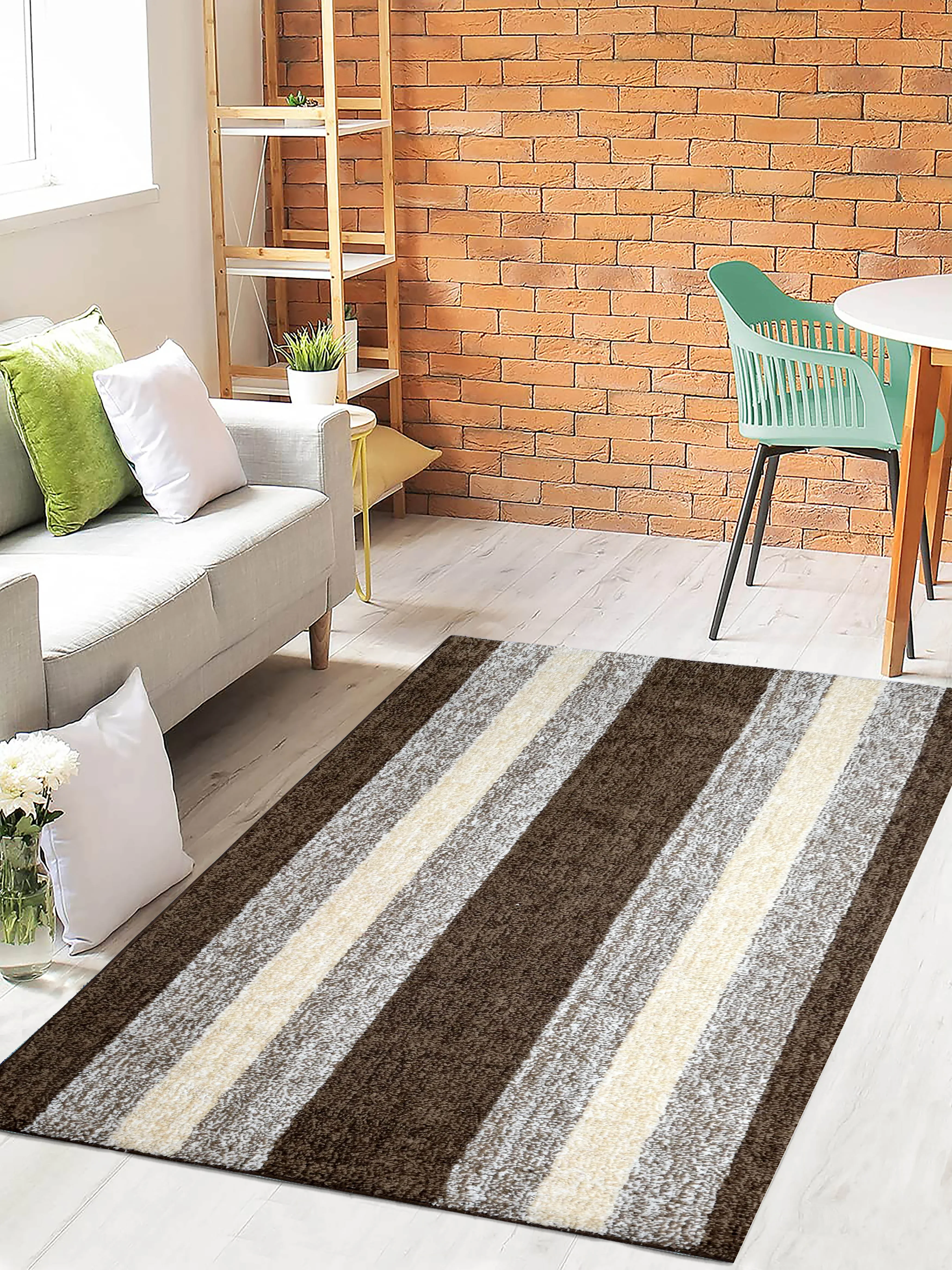 STRIPE Soft Microfiber Anti Slip Carpet & Runner - Image 13