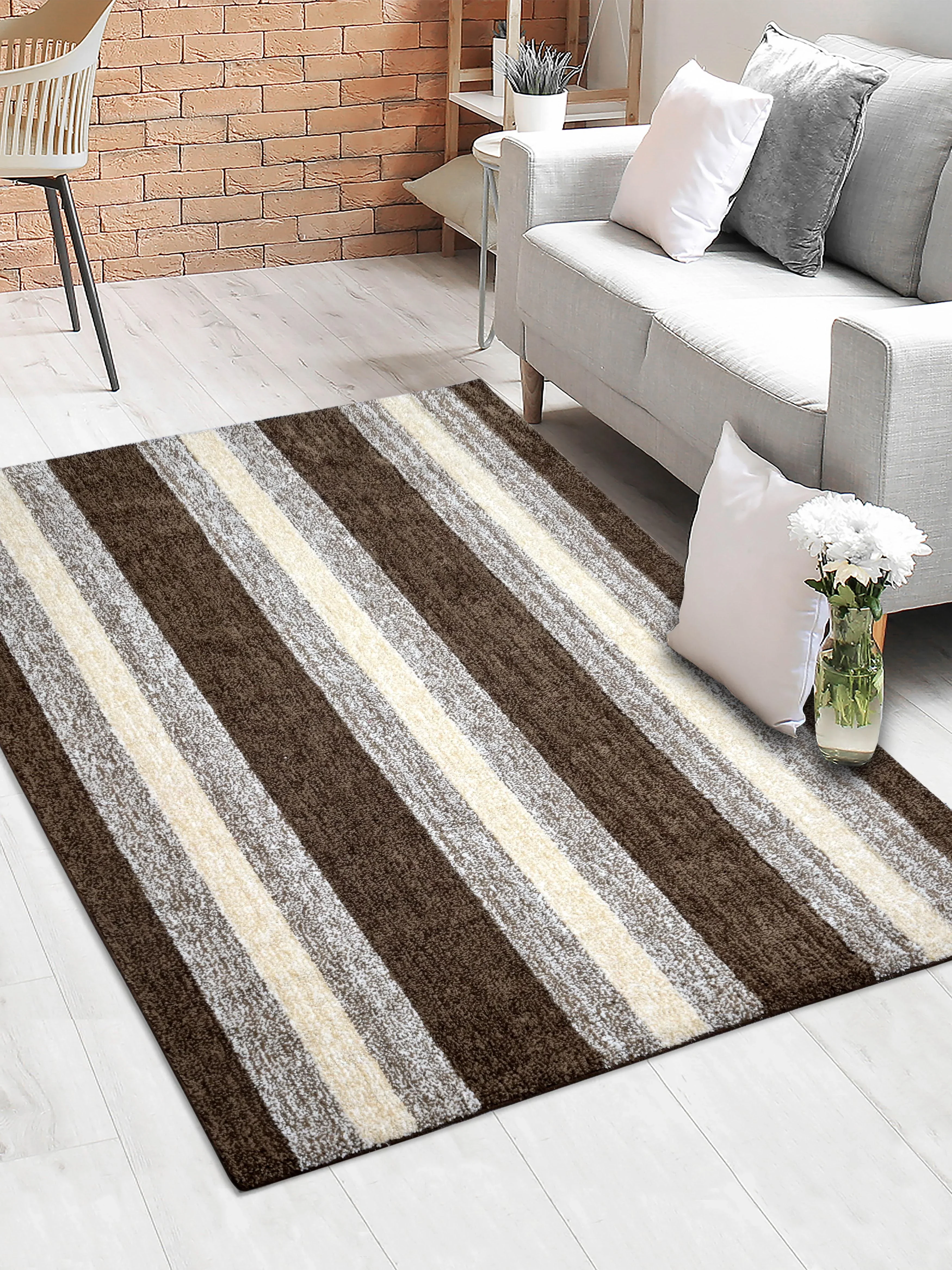 STRIPE Soft Microfiber Anti Slip Carpet & Runner - Image 15