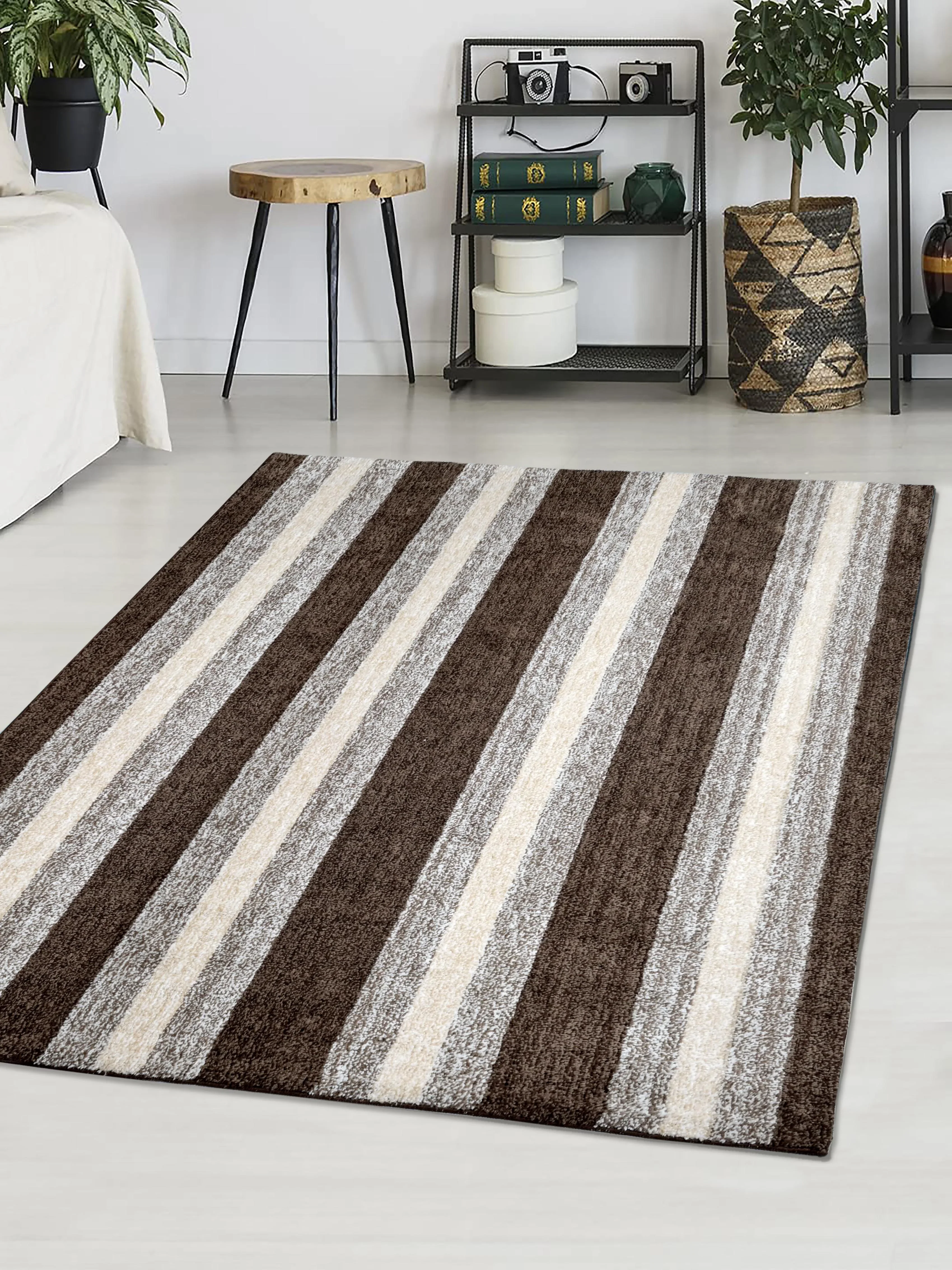 STRIPE Soft Microfiber Anti Slip Carpet & Runner - Image 17