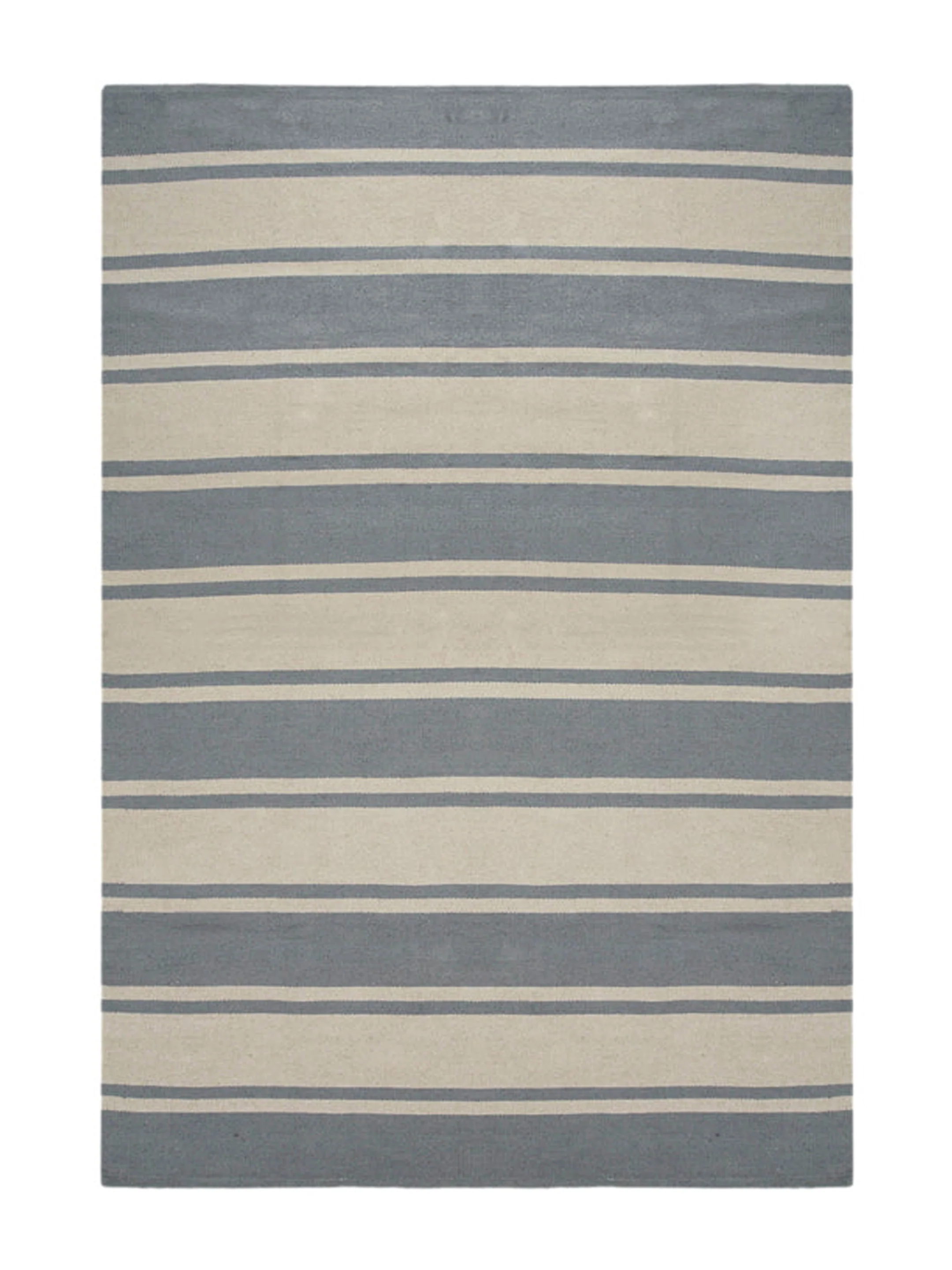 Cotton Hand Woven Stripe Rug | Soft & Decorative - Image 21
