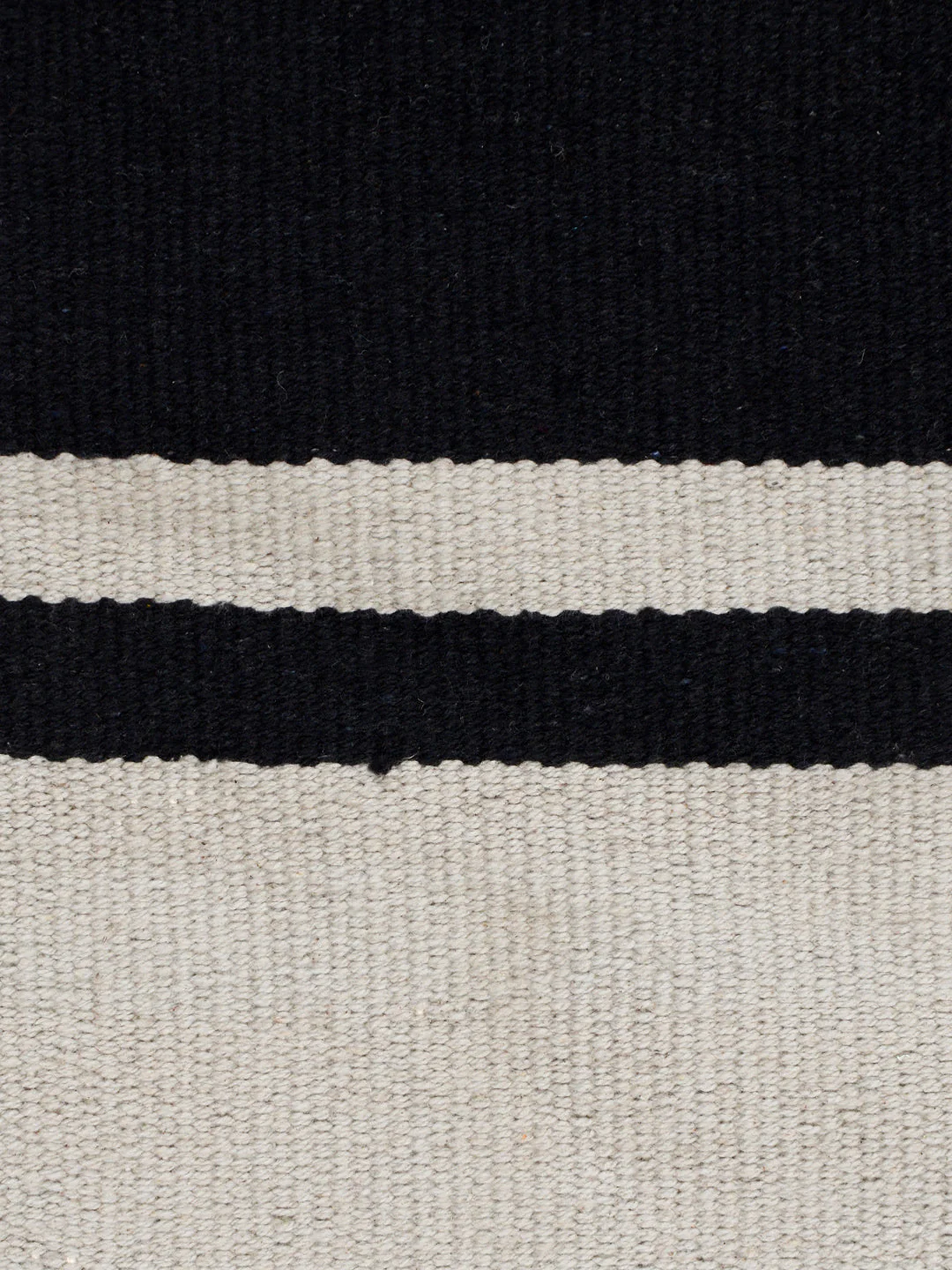 Cotton Hand Woven Stripe Rug | Soft & Decorative - Image 4