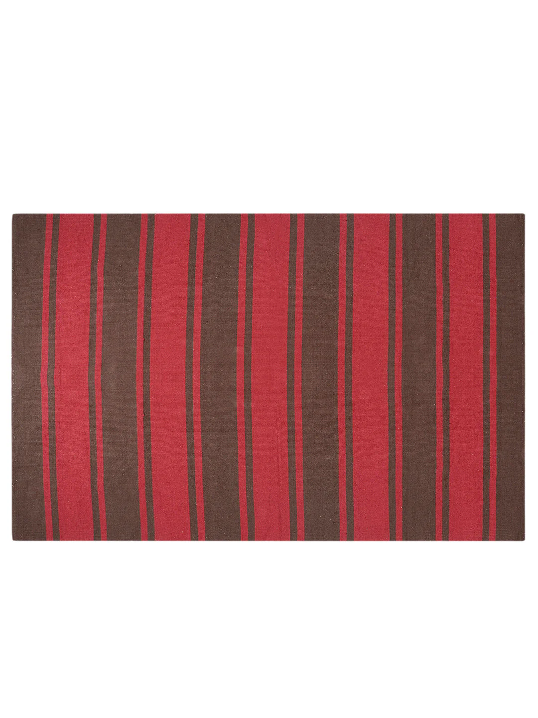 Cotton Hand Woven Stripe Rug | Soft & Decorative - Image 8